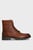 Мужские коричневые кожаные ботинки WARM PADDED HILFIGER LTH BOOT