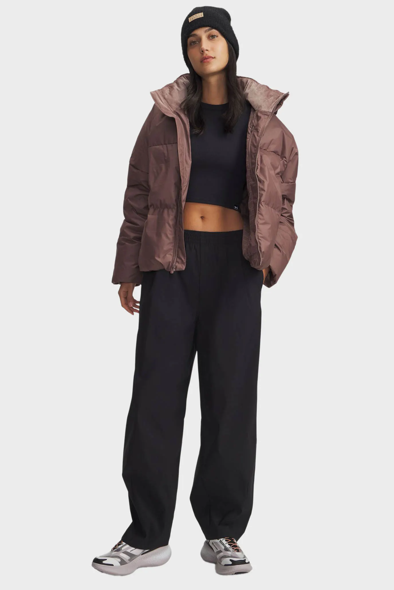 Жіночий коричневий пуховик Limitless Down Puffer Jacket 2