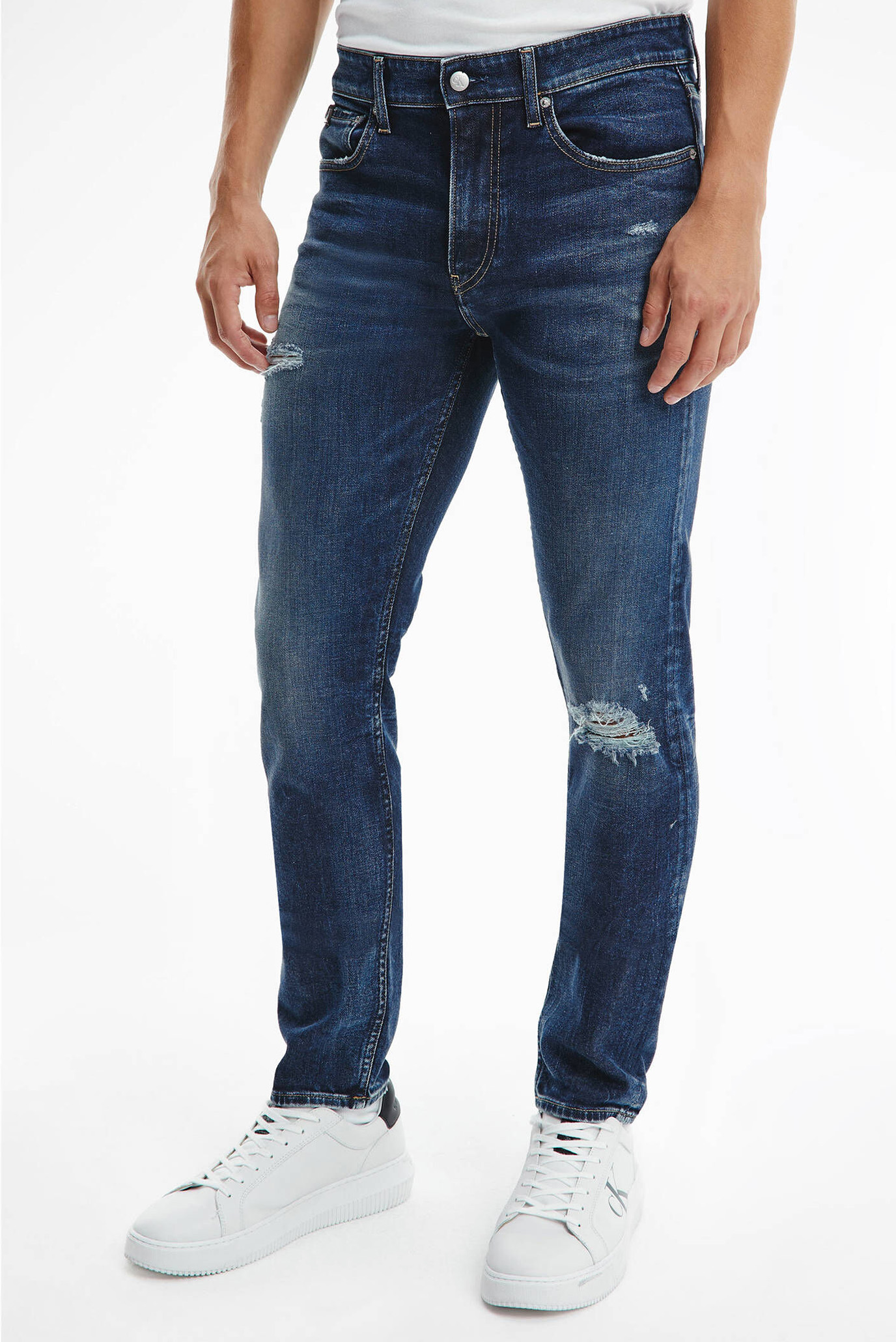 Мужские синие джинсы Синий 32-32 Calvin Klein Jeans J30J319856 Мужские синие джинсы Синий 32-32 Calvin Klein Jeans J30J319856