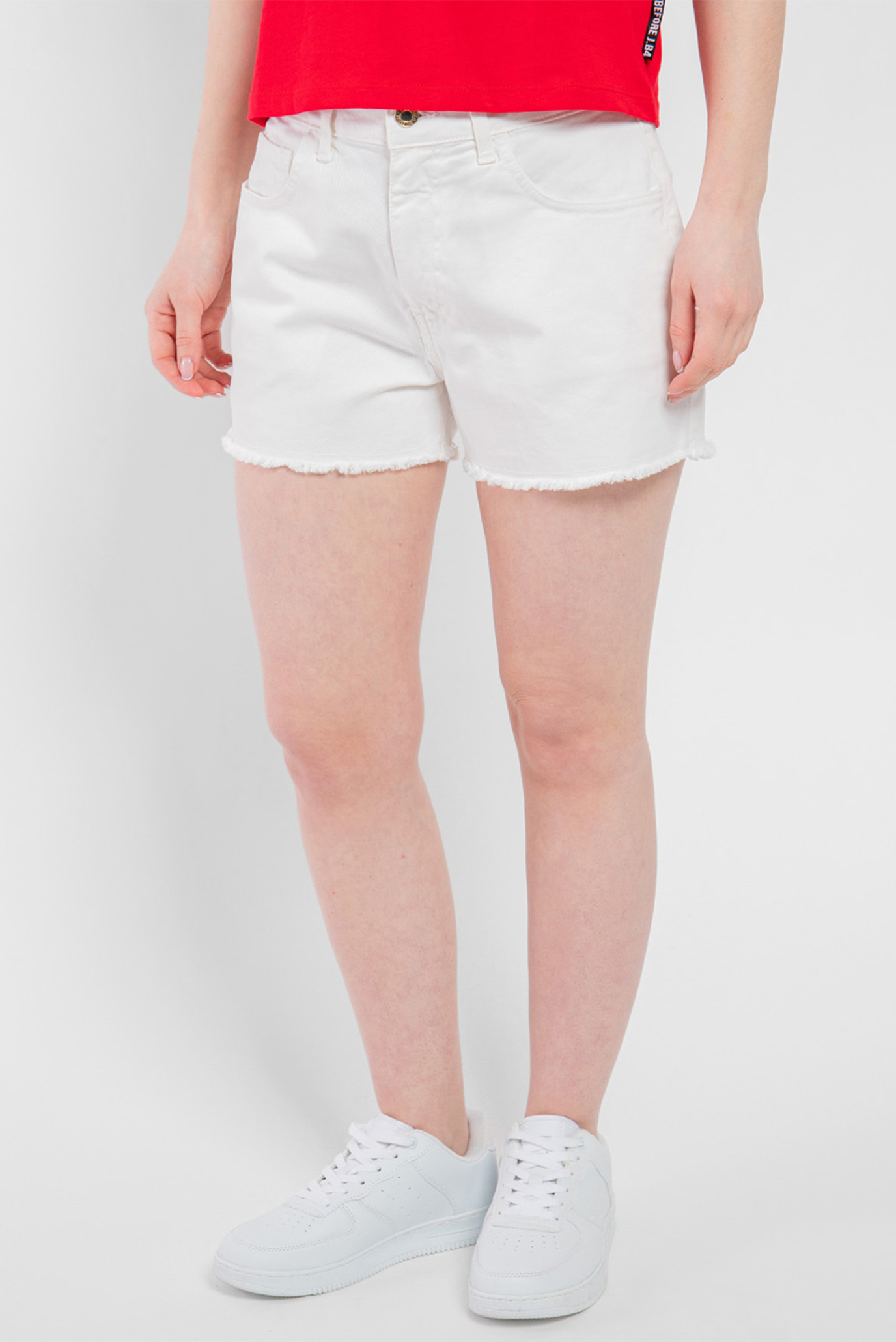 Женские белые шорты 1