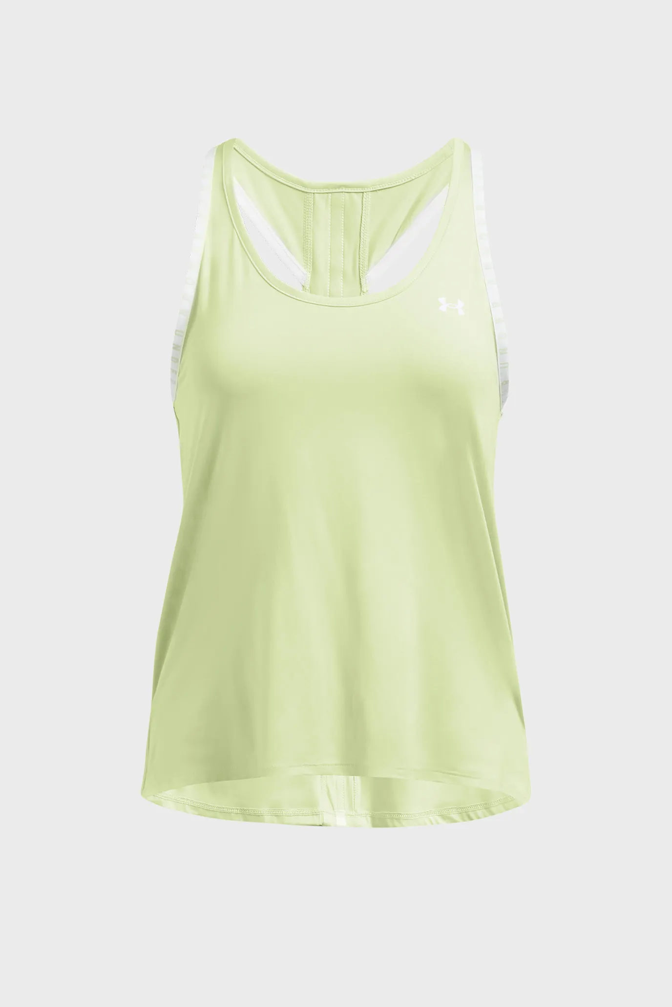 Жіноча жовта майка UA Knockout Tank 4