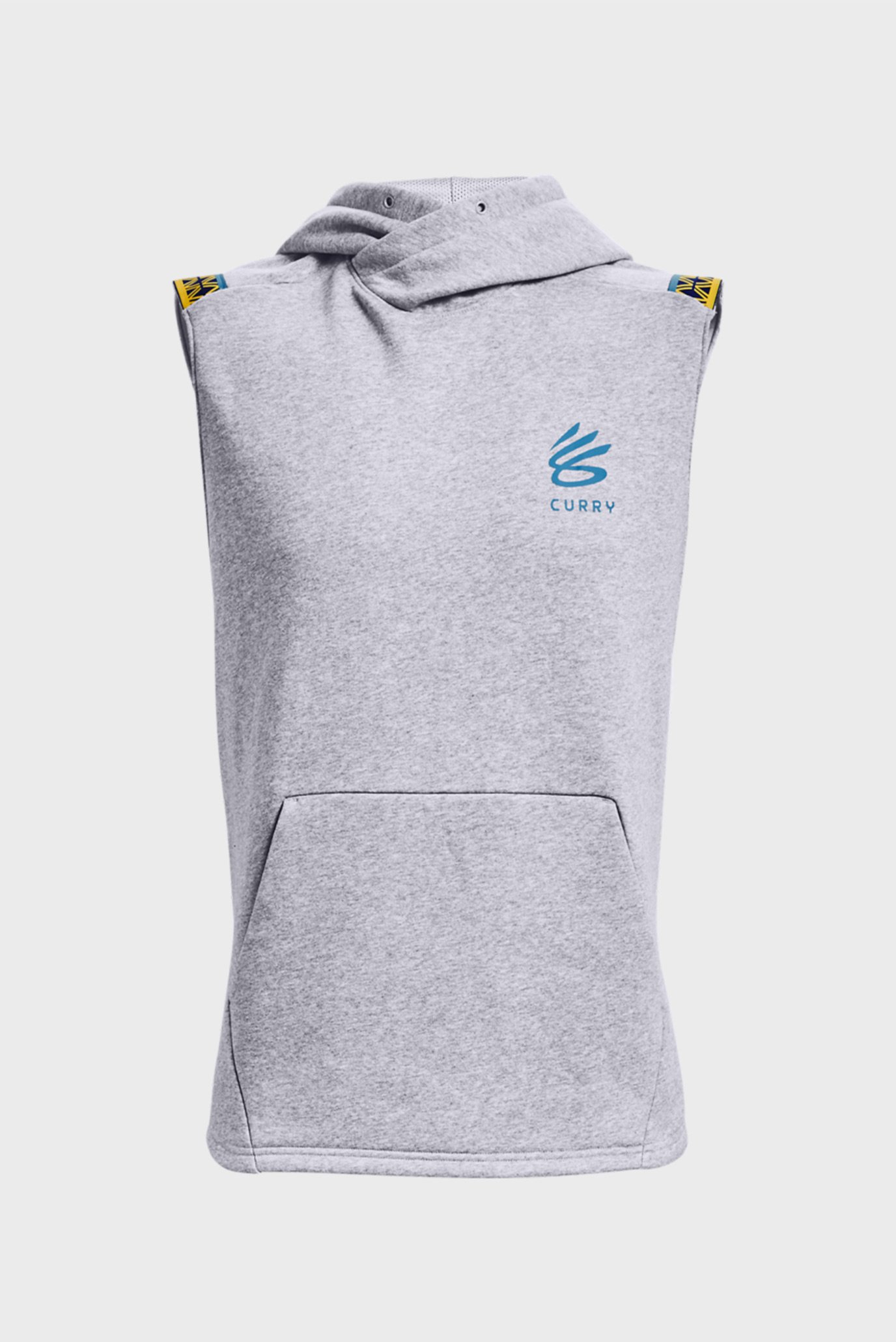 Мужское серое худи CURRY FLEECE SLVLS HOODY 1