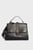 Жіноча чорна сумка Croco laptop bag