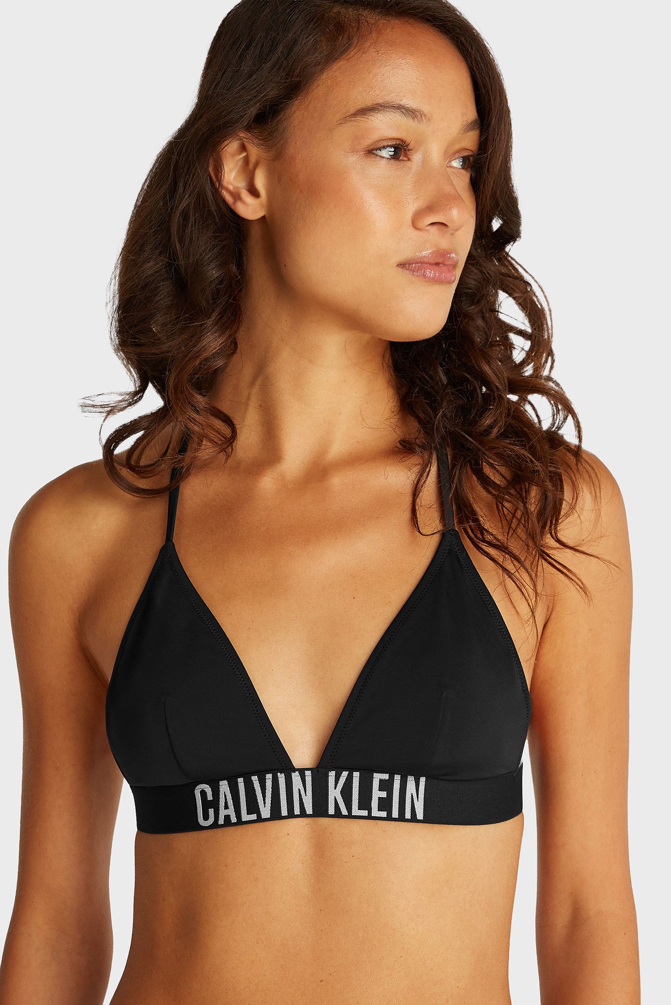 Женский черный лиф от купальника Черный M Calvin Klein KW0KW02854 Женский черный лиф от купальника Черный M Calvin Klein KW0KW02854