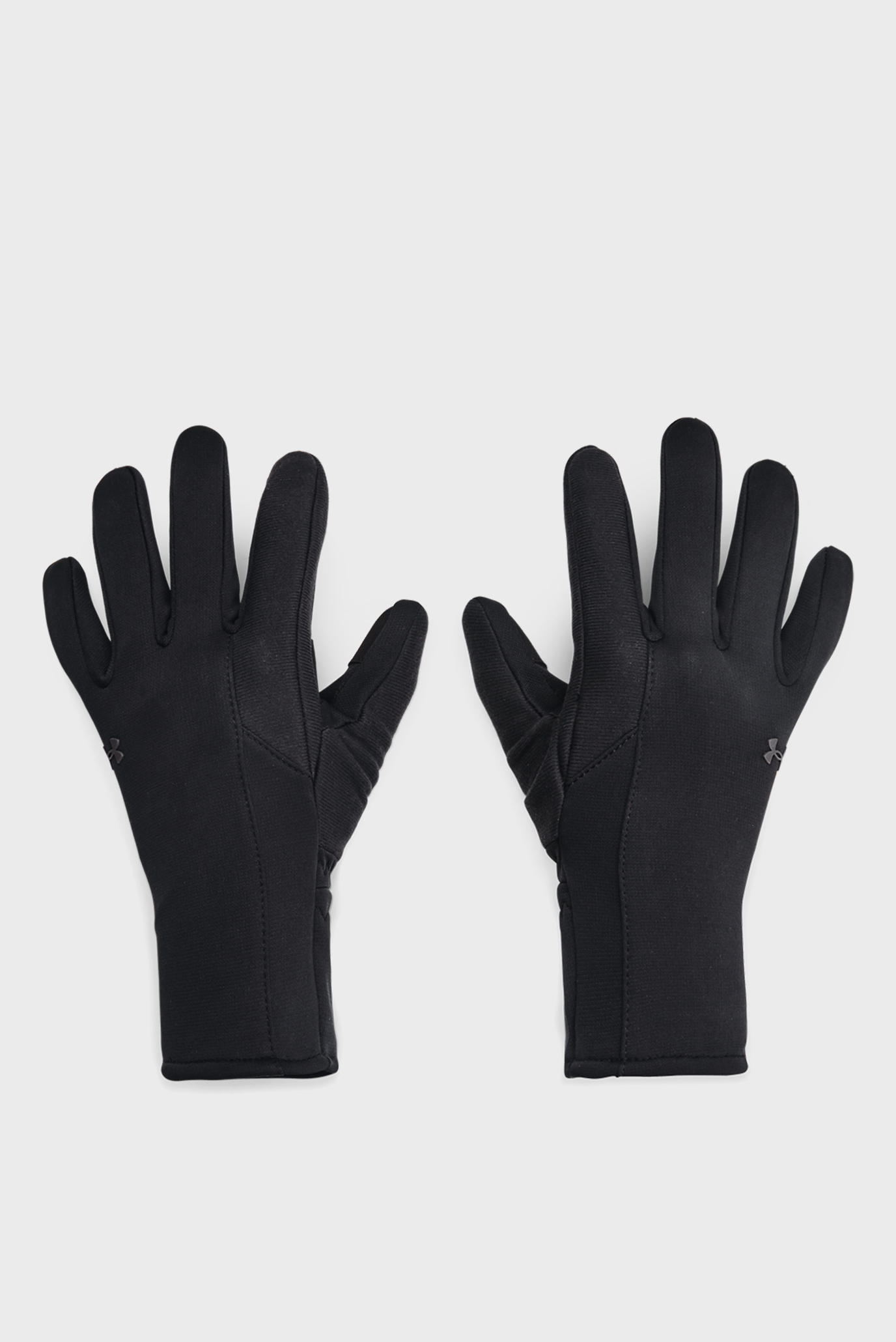 Женские черные перчатки UA Storm Fleece Gloves 1