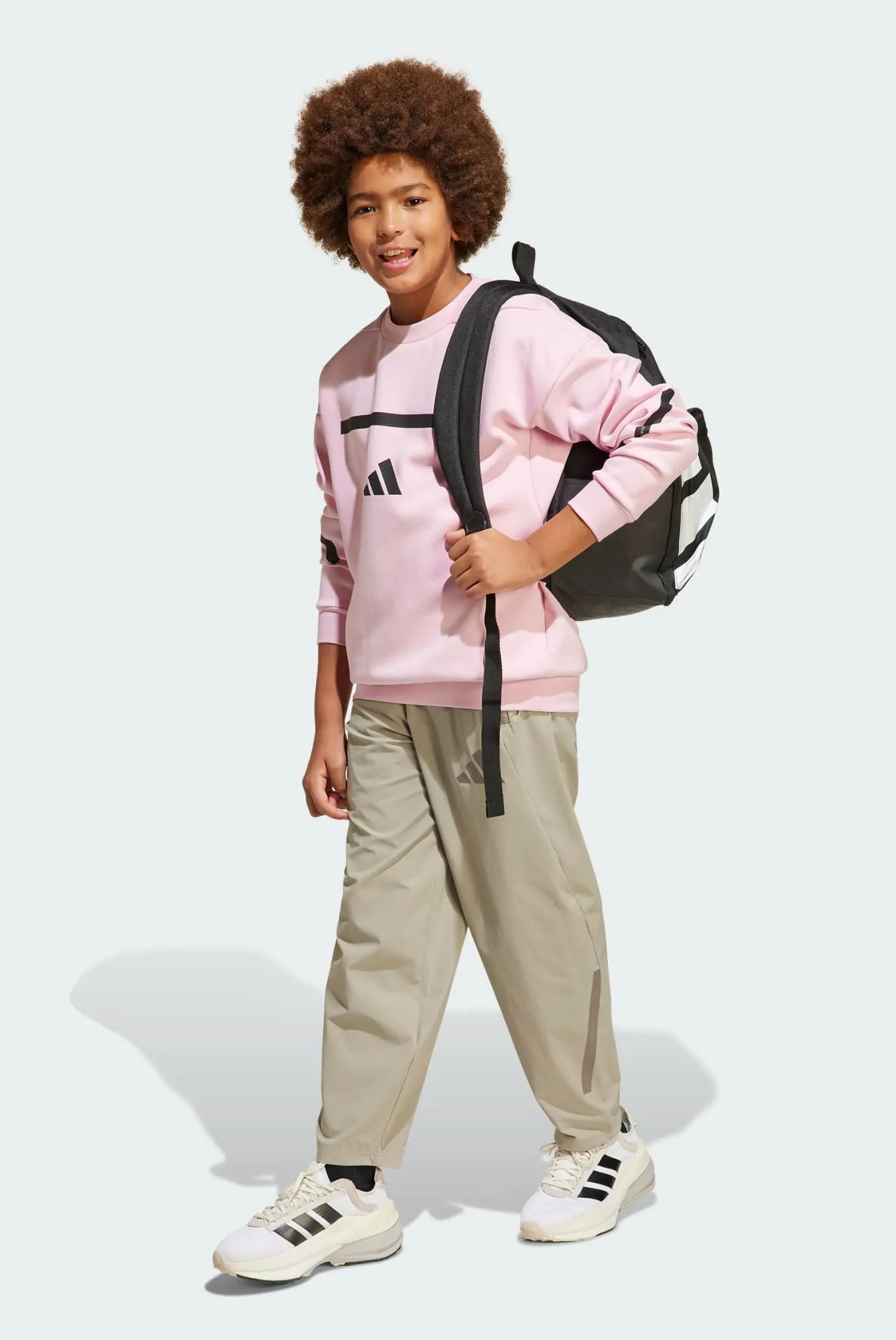 Дитяче пудрове худі adidas Z.N.E. Full-Zip Kids 2