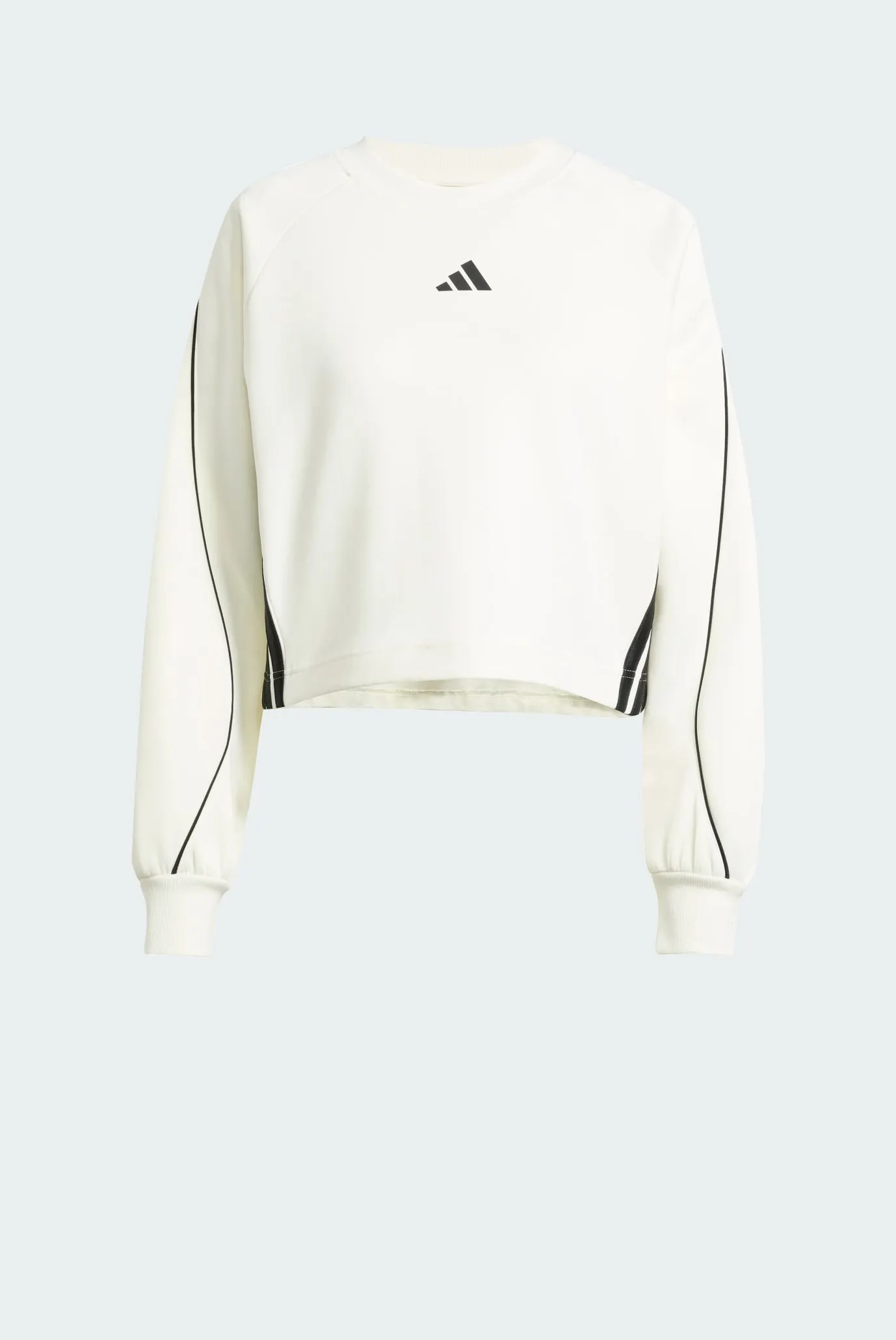 Женский белый свитшот Stadium 3-Stripes Crewneck 6