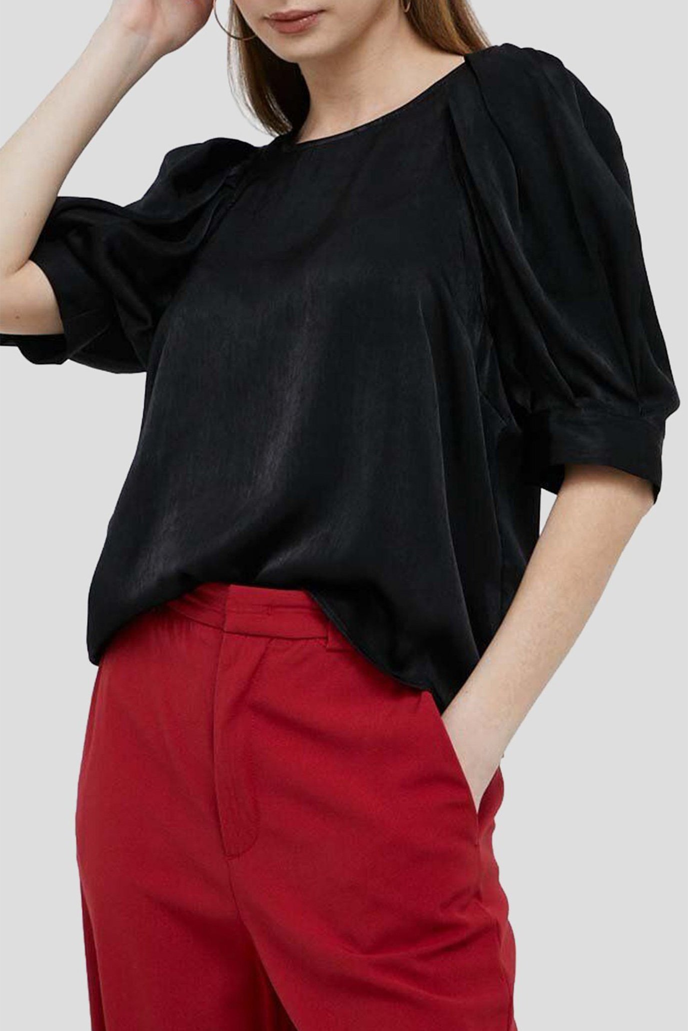 Женский черный топ Черный L DKNY P3DANR25 Женский черный топ Черный L DKNY P3DANR25