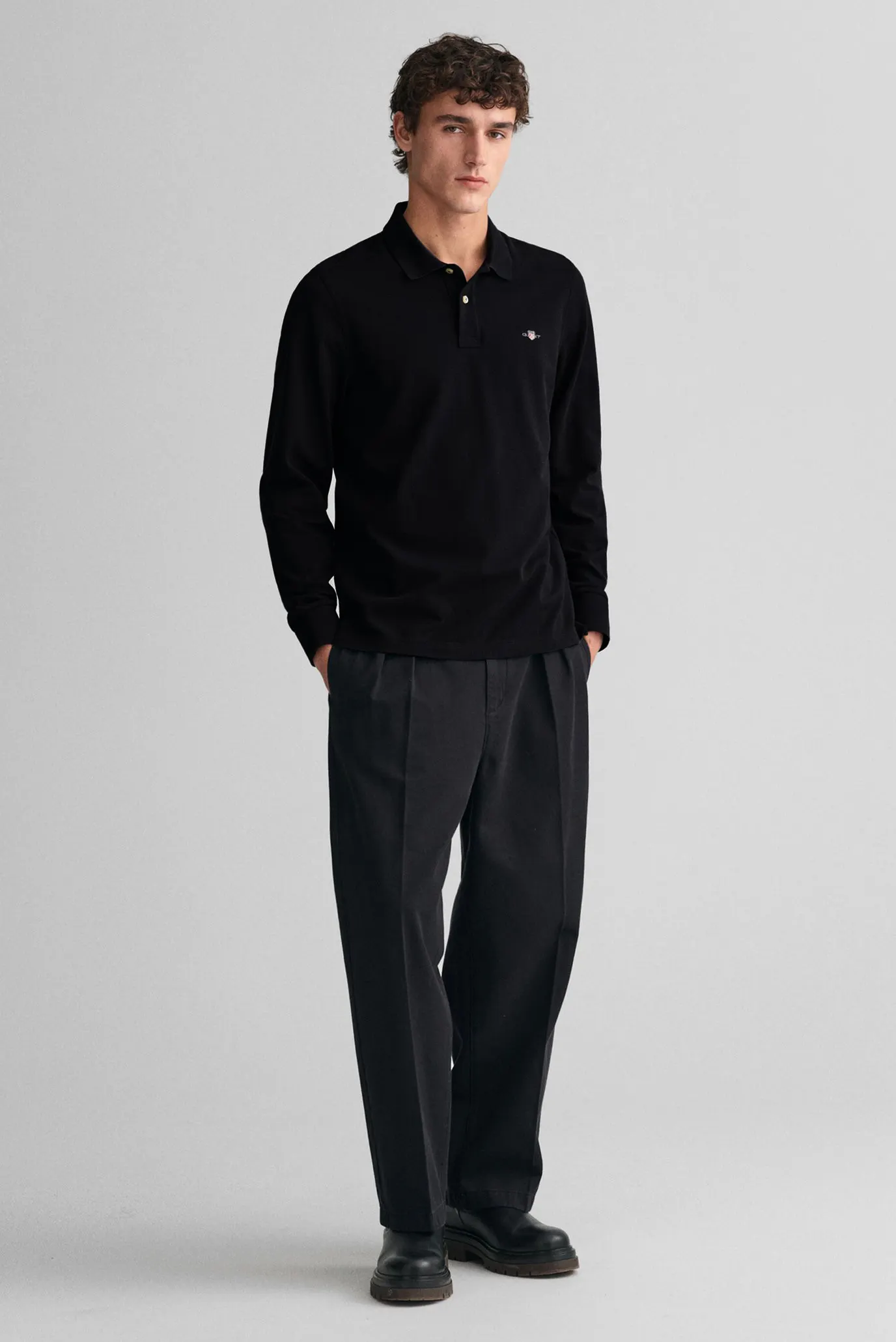 Чоловіче чорне поло 2