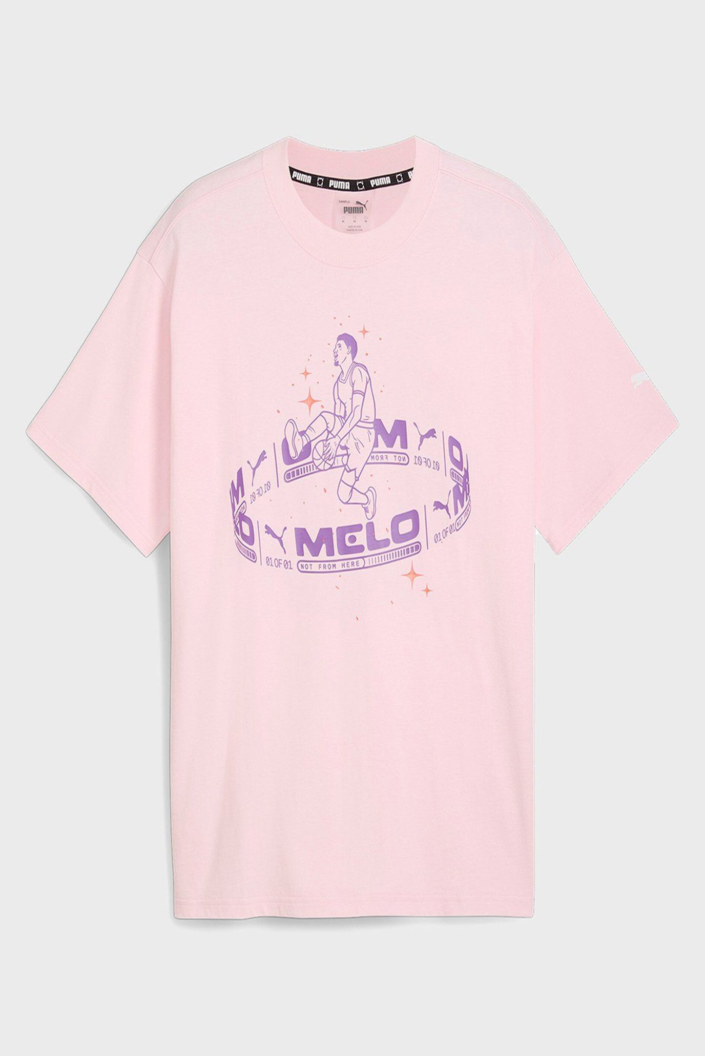 Чоловіча рожева футболка MELO IRIDESCENT SS Tee II 1