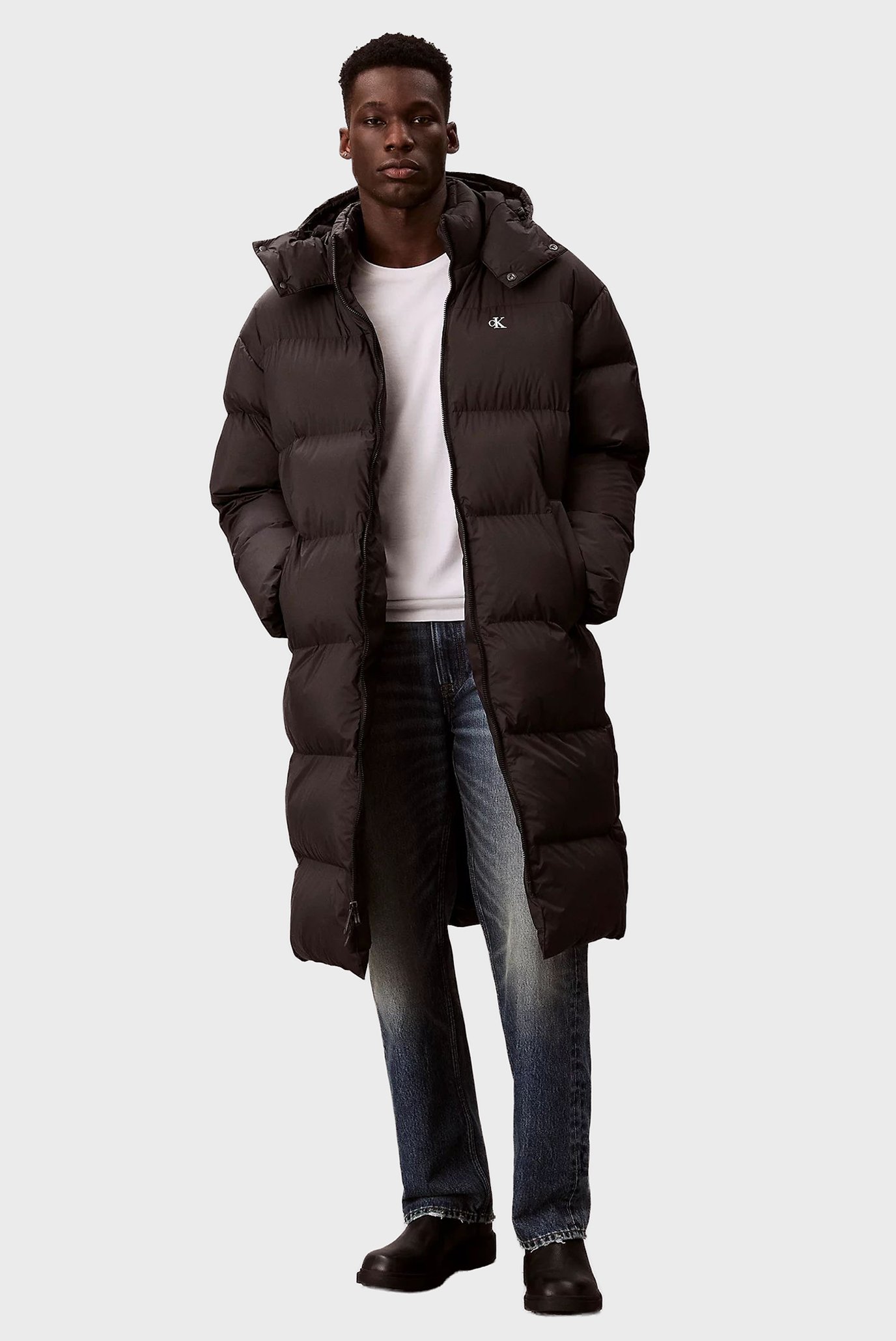 Мужская черная куртка LS LONG Черный L Calvin Klein Jeans LV04RD518G Мужская черная куртка LS LONG Черный L Calvin Klein Jeans LV04RD518G