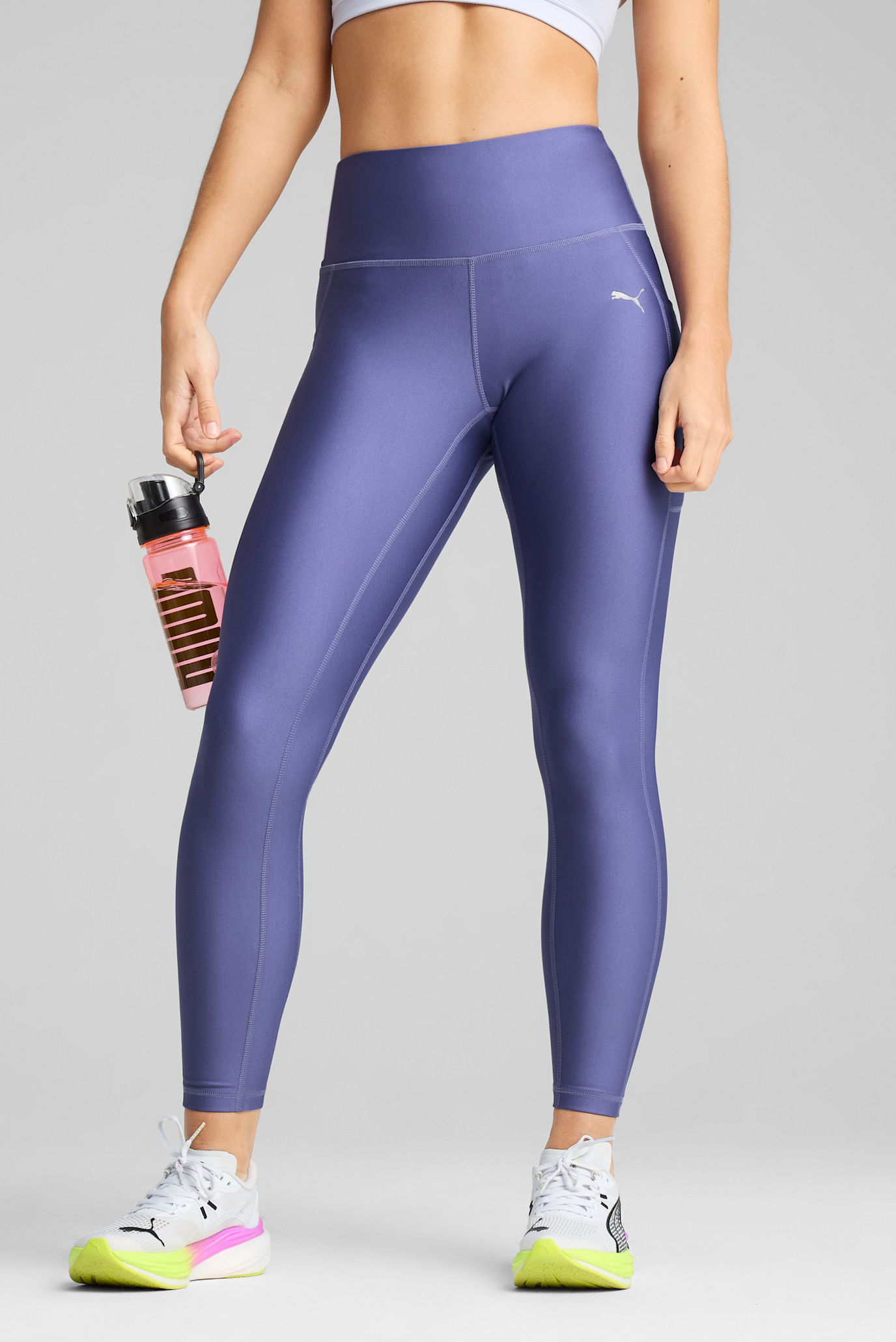 Женские синие тайтсы VELOCITY Running Tights Women 1