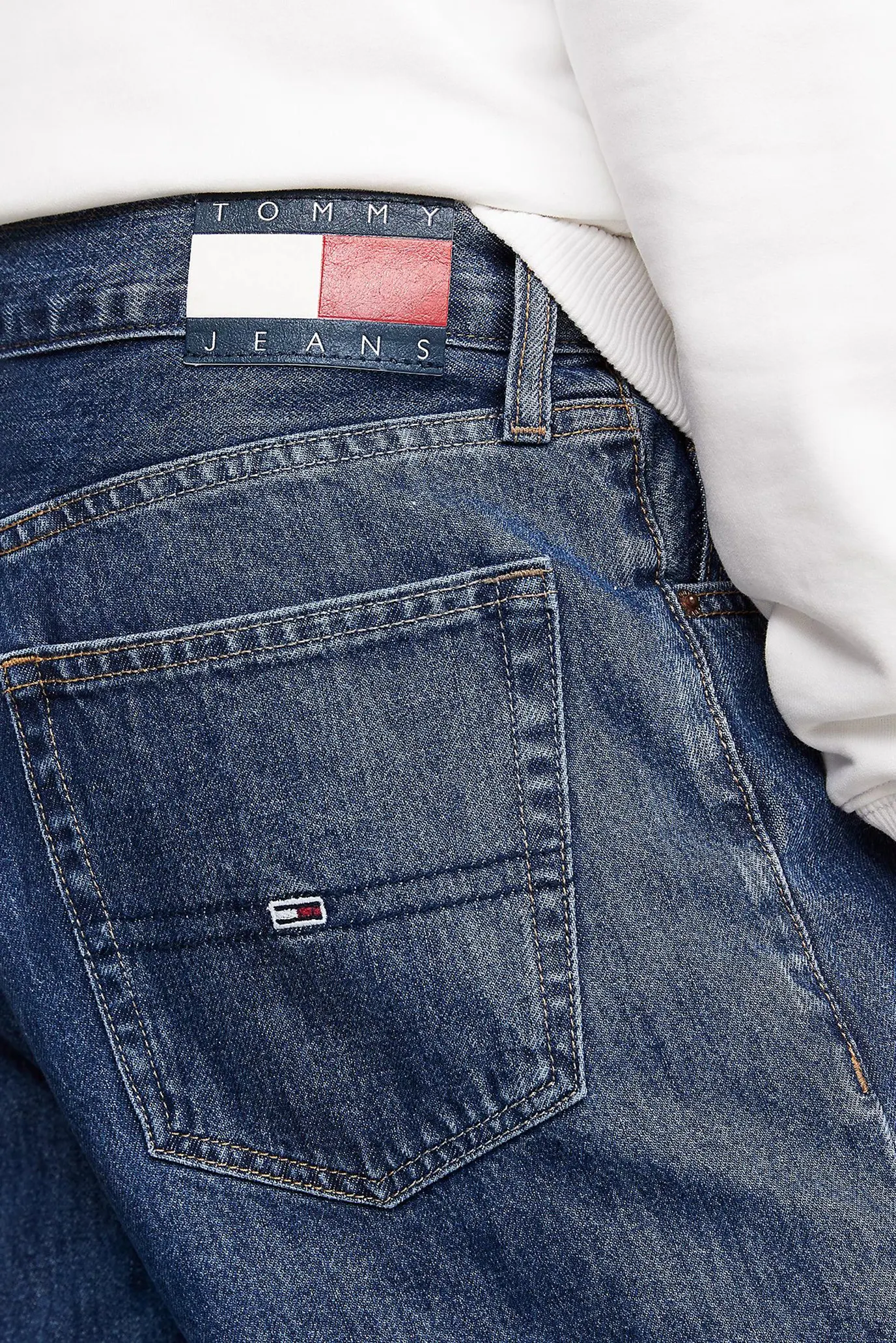 Мужские темно-синие джинсовые шорты RYAN 4