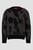 Мужской темно-серый шерстяной свитер с узором