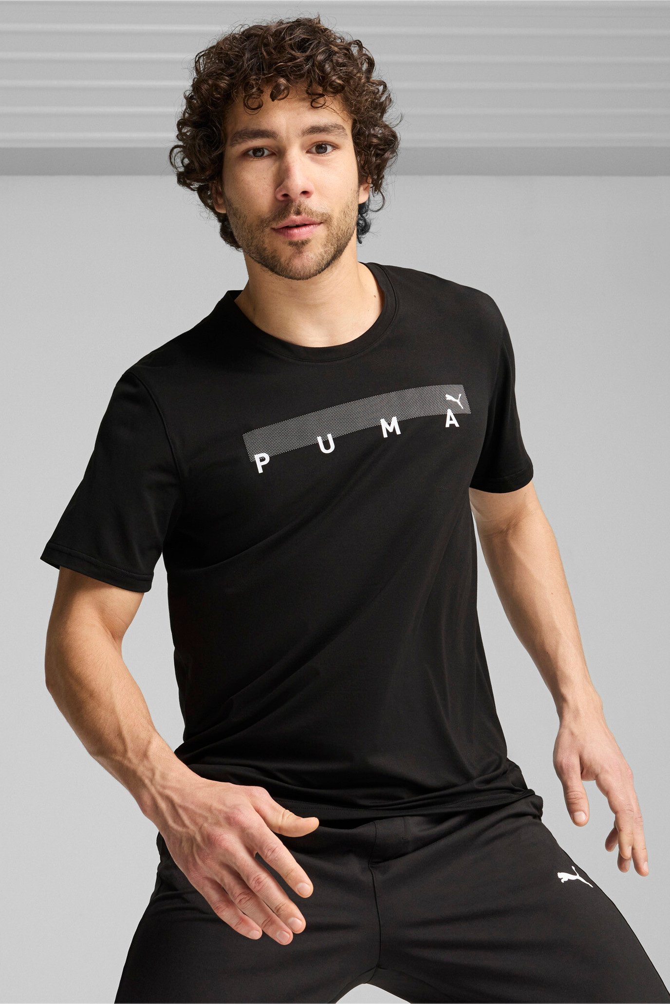 Чоловіча чорна футболка PUMA FIT CLOUDSPUN Tee Men 1