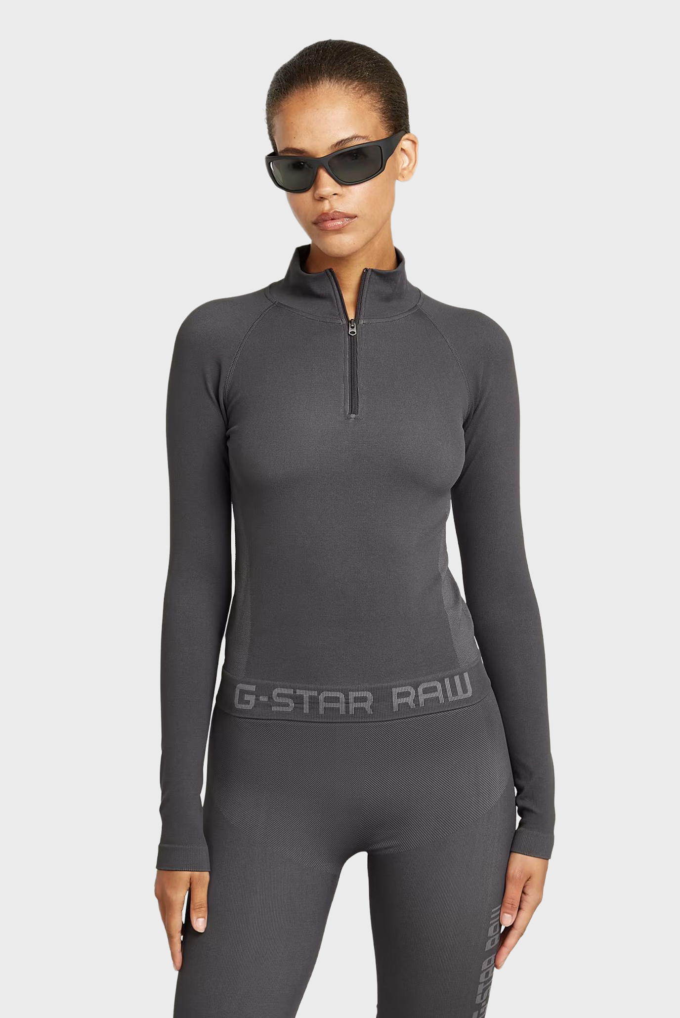 Женский серый лонгслив Seamless Серый M G-Star RAW D26341,D989 Женский серый лонгслив Seamless Серый M G-Star RAW D26341,D989