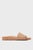 Женские коричневые кожаные слайдеры Mojave Slide Sandal