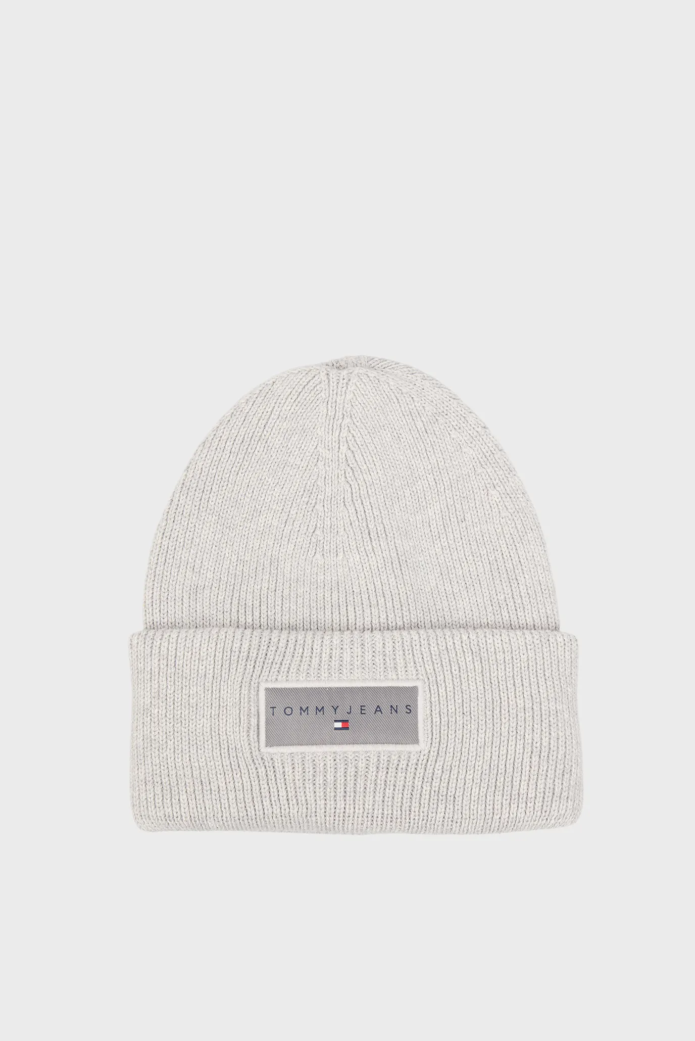 Мужская серая шапка LINEAR Серый ONESIZE Tommy Jeans AM0AM13666