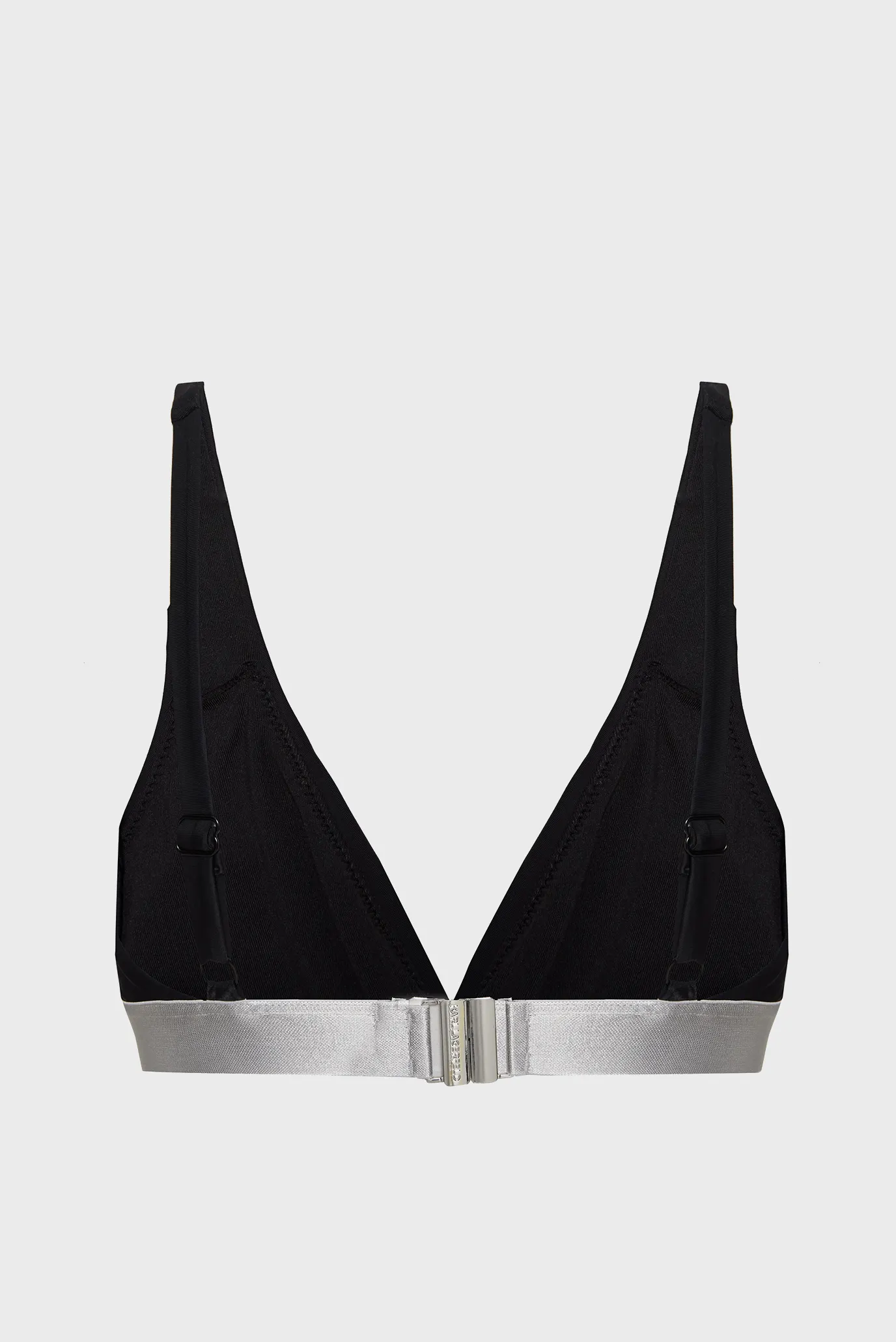 Жіночий чорний ліф від купальника LOGO TRIANGLE TOP W/ ELASTIC 5