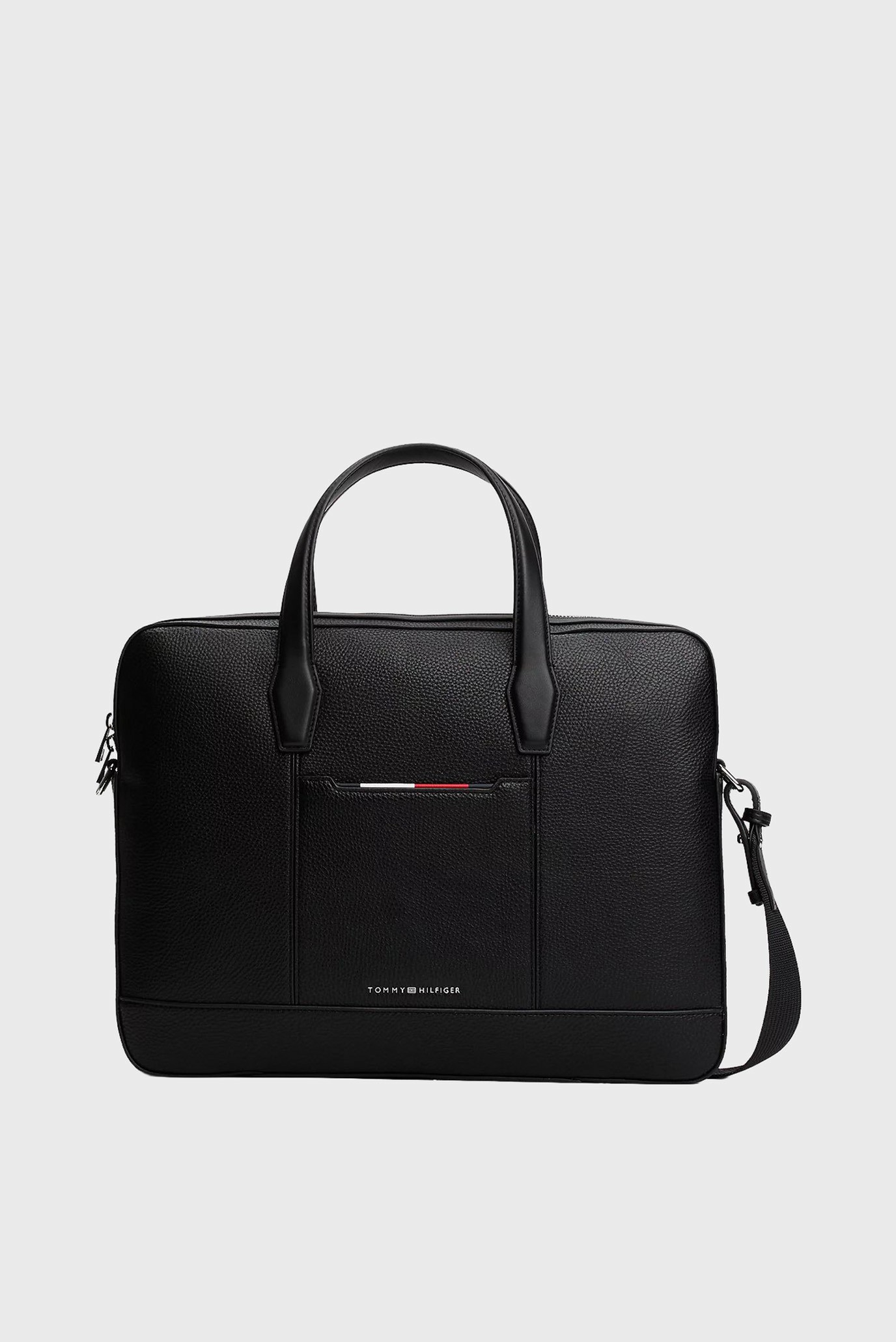 Мужская черная сумка для ноутбука CENTRAL SLIM COMPUTER BAG Черный ONESIZE Tommy Hilfiger AM0AM13484 Мужская черная сумка для ноутбука CENTRAL SLIM COMPUTER BAG Черный ONESIZE Tommy Hilfiger AM0AM13484