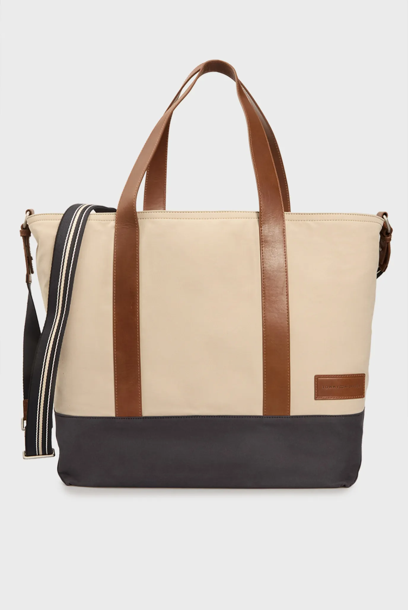Бежева сумка TH CASUAL TOTE 1