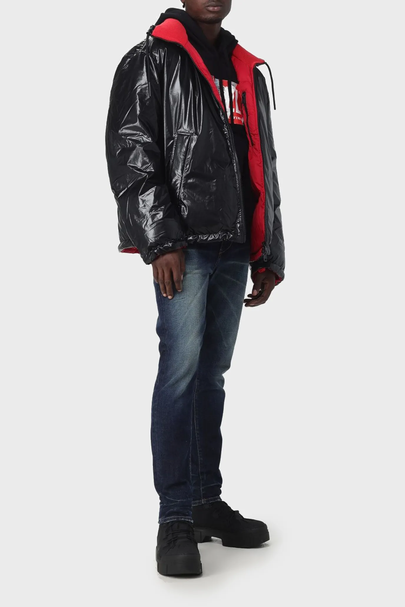 Мужская черная куртка W-JUPIT Diesel A10607 0JKKL — MD-Fashion