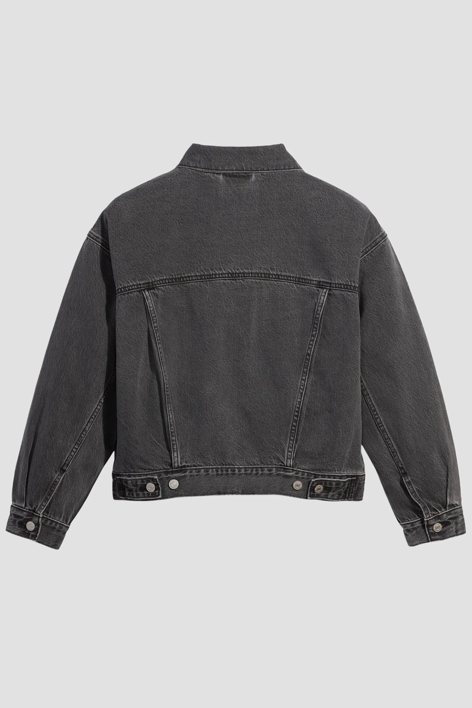 Жіноча чорна джинсова куртка 7