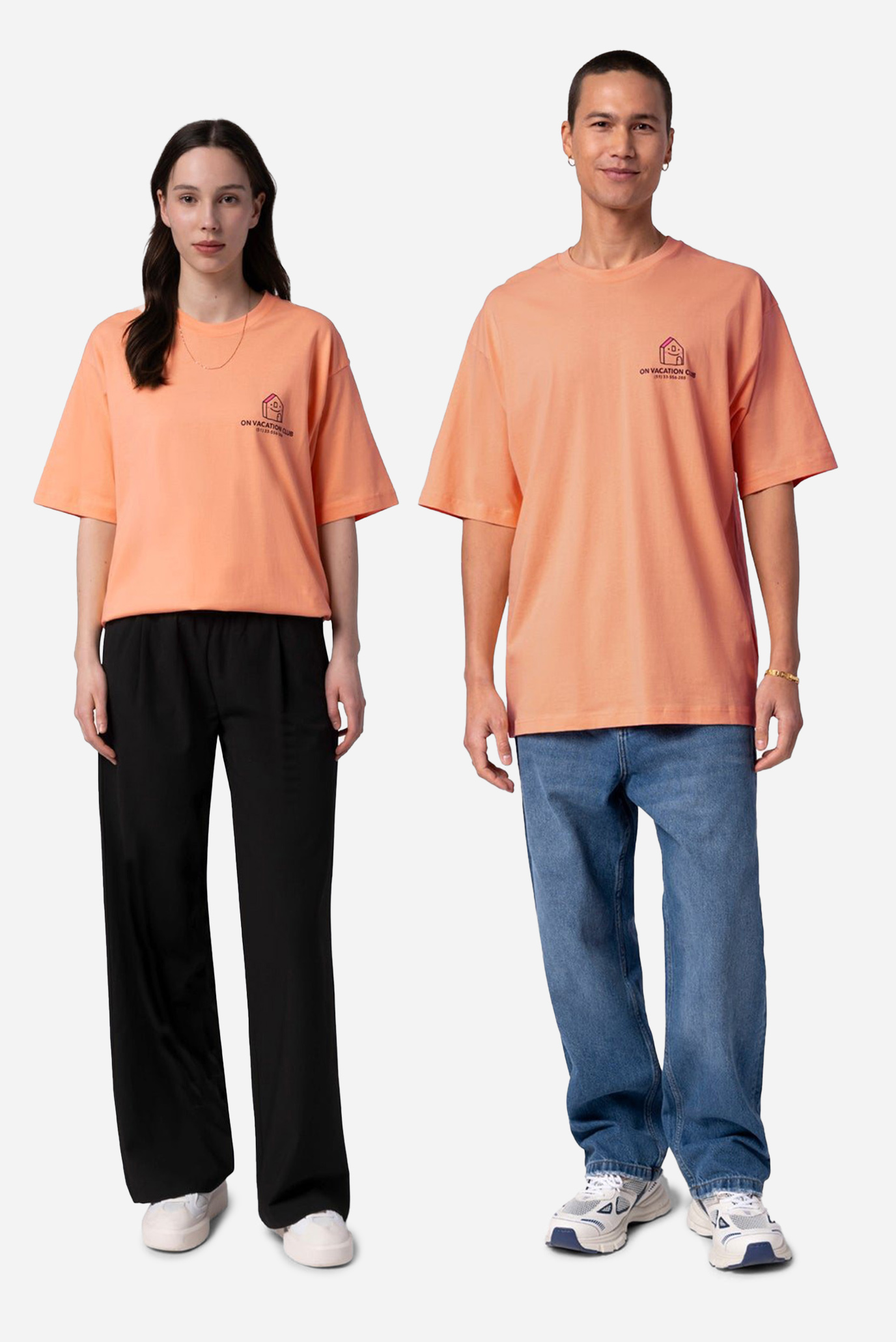 Оранжевая футболка Mi Casa (унисекс) 1
