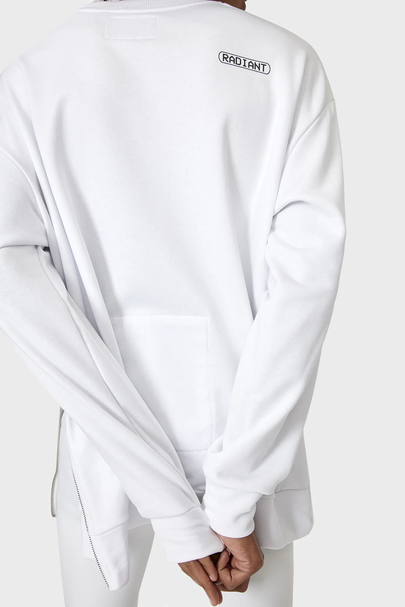 Белый свитшот (унисекс) 4