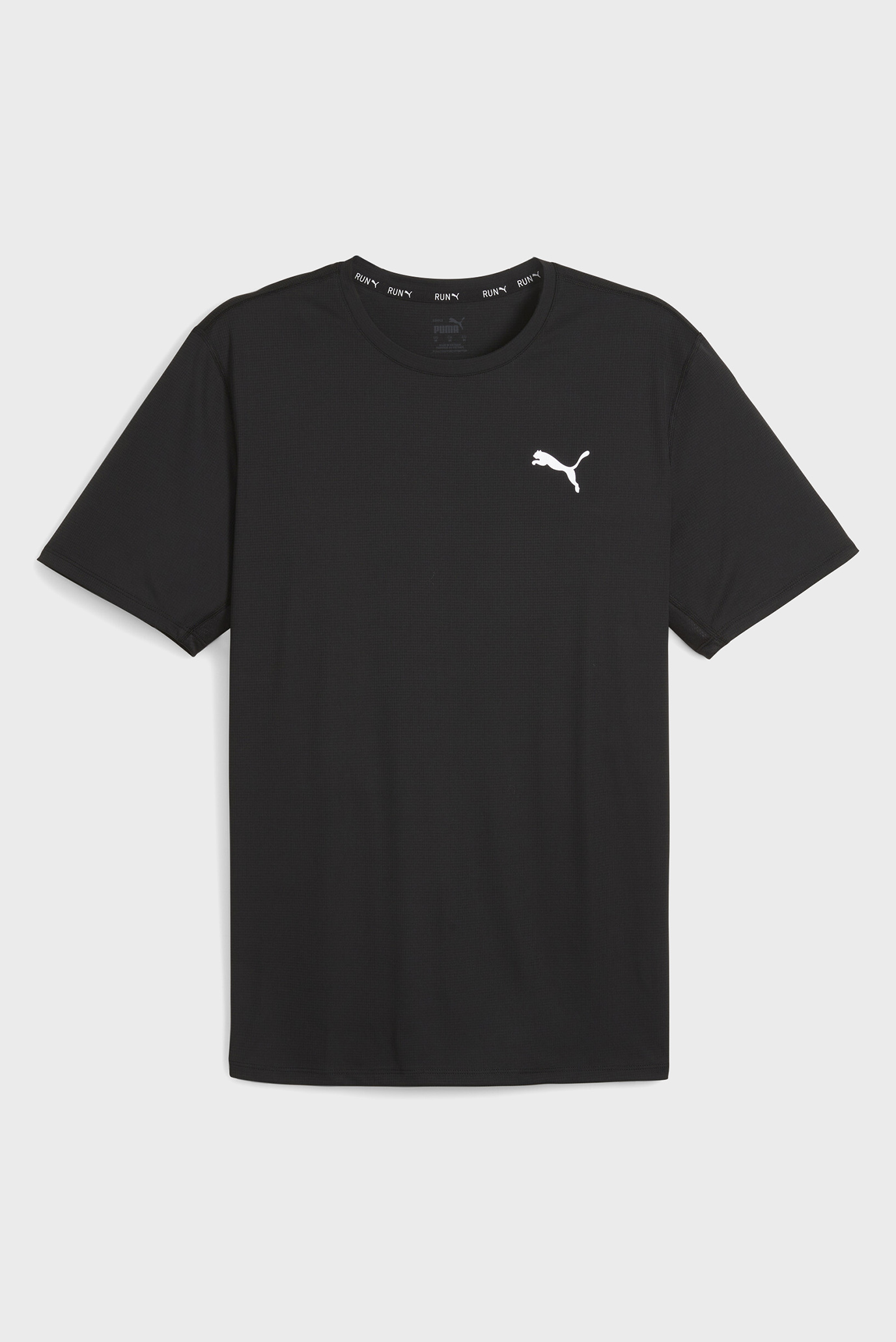 Мужская черная футболка RUN FAVORITE Men's Tee 1