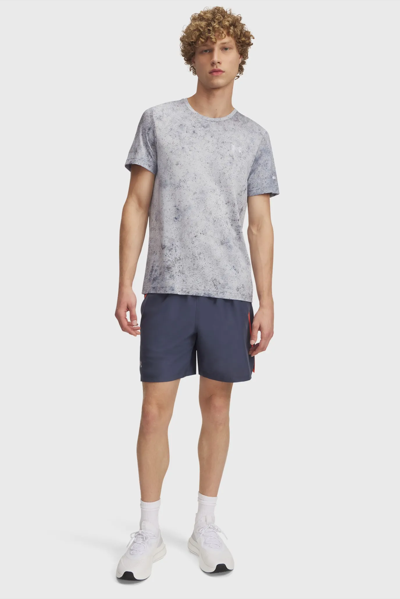 Чоловічі темно-сірі шорти UA LAUNCH 7'' SHORTS 2