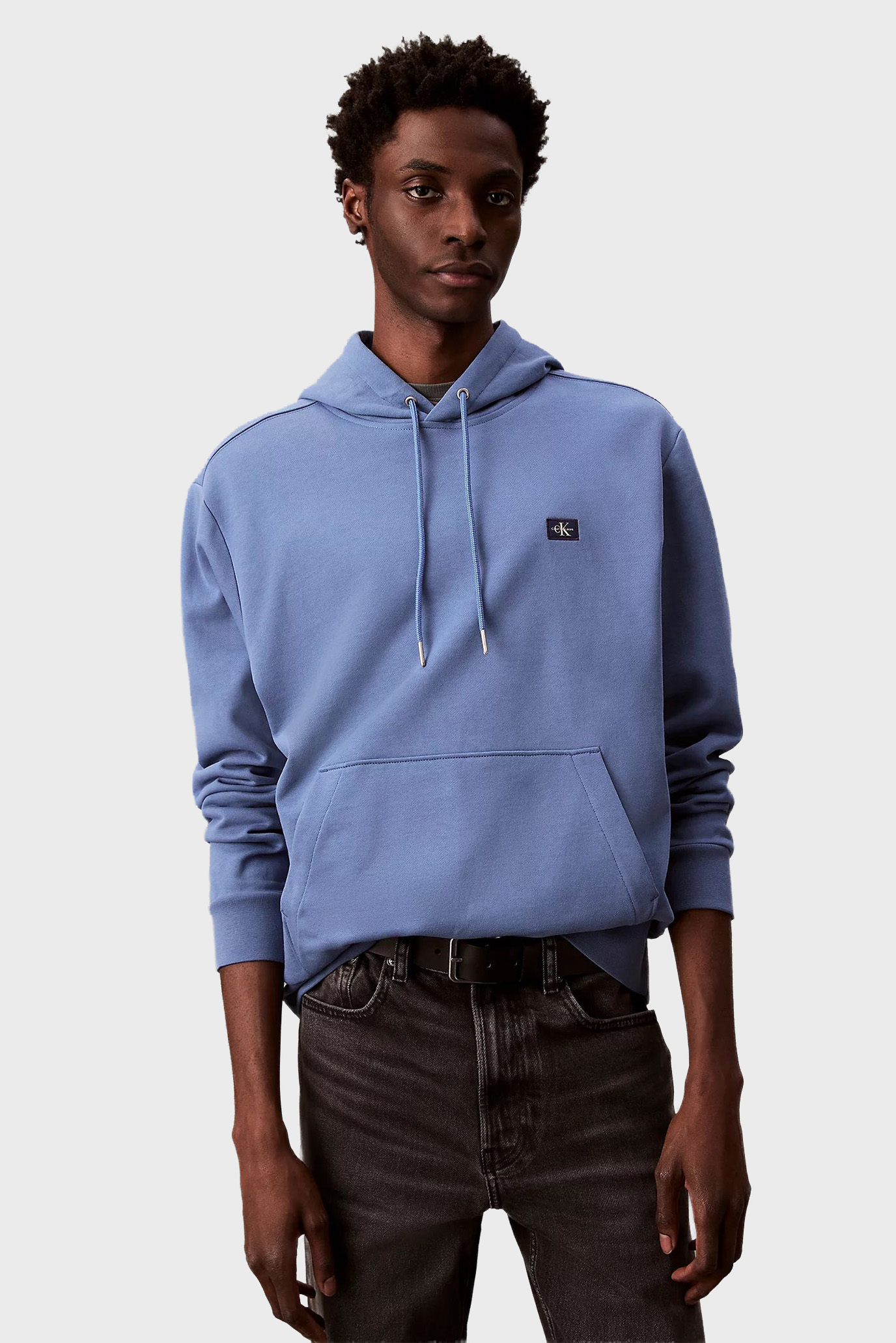 Мужское голубое худи 350TERRY BADGE Голубой XL Calvin Klein Jeans LV04RC274G Мужское голубое худи 350TERRY BADGE Голубой XL Calvin Klein Jeans LV04RC274G