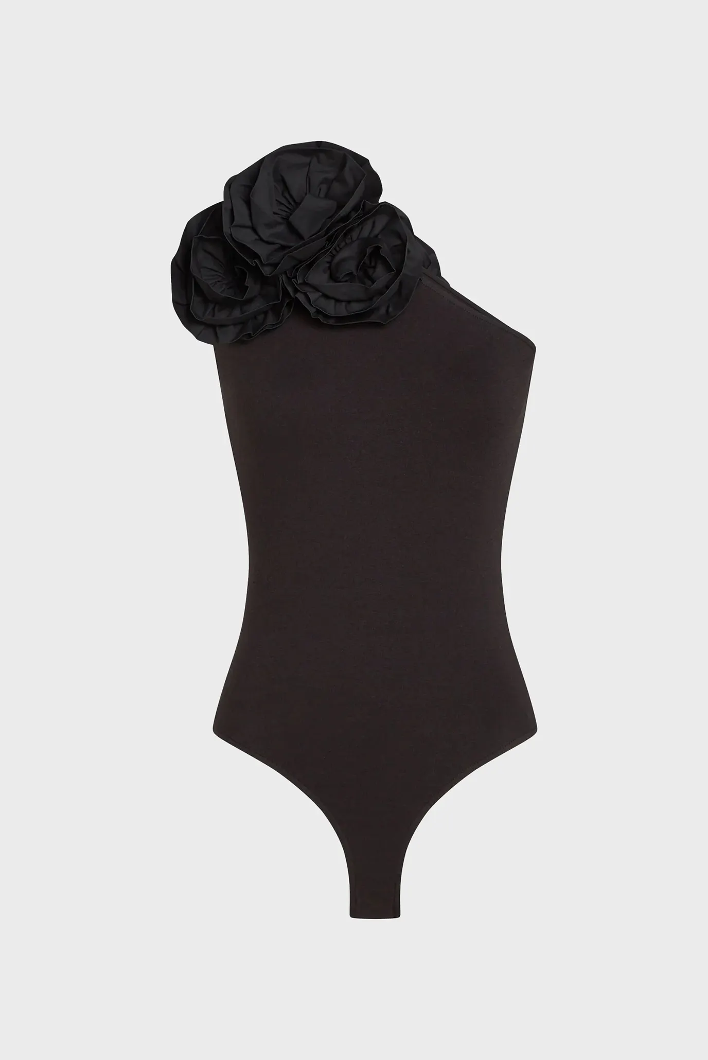 Жіноче чорне боді FLOWER JERSEY BODY 5