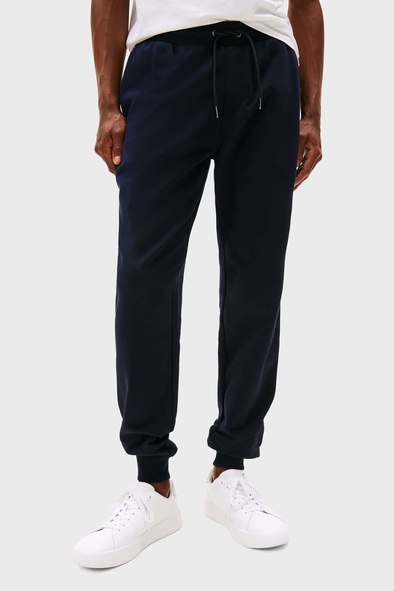Мужские темно-синие спортивные брюки BASIC BRANDED Синий L Tommy Hilfiger MW0MW08388 Мужские темно-синие спортивные брюки BASIC BRANDED Синий L Tommy Hilfiger MW0MW08388