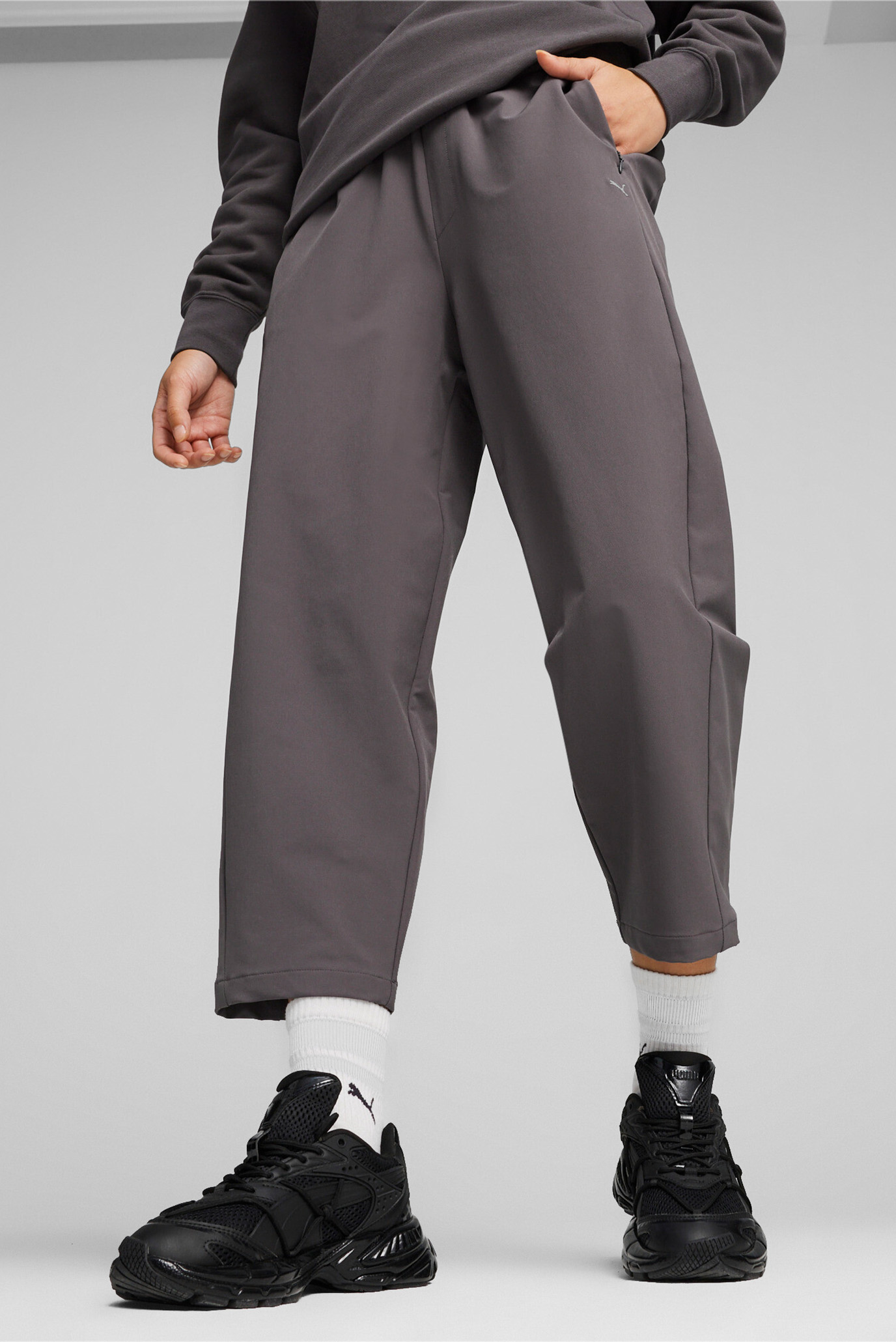 Женские темно-серые спортивные брюки YONA Women’s Pants 1