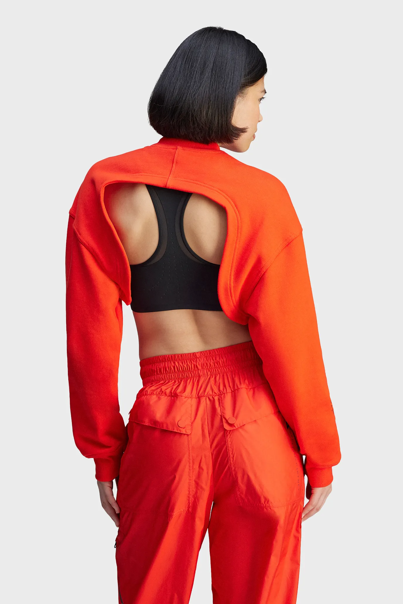 Жіночий червоний світшот adidas by Stella McCartney TrueCasuals 3