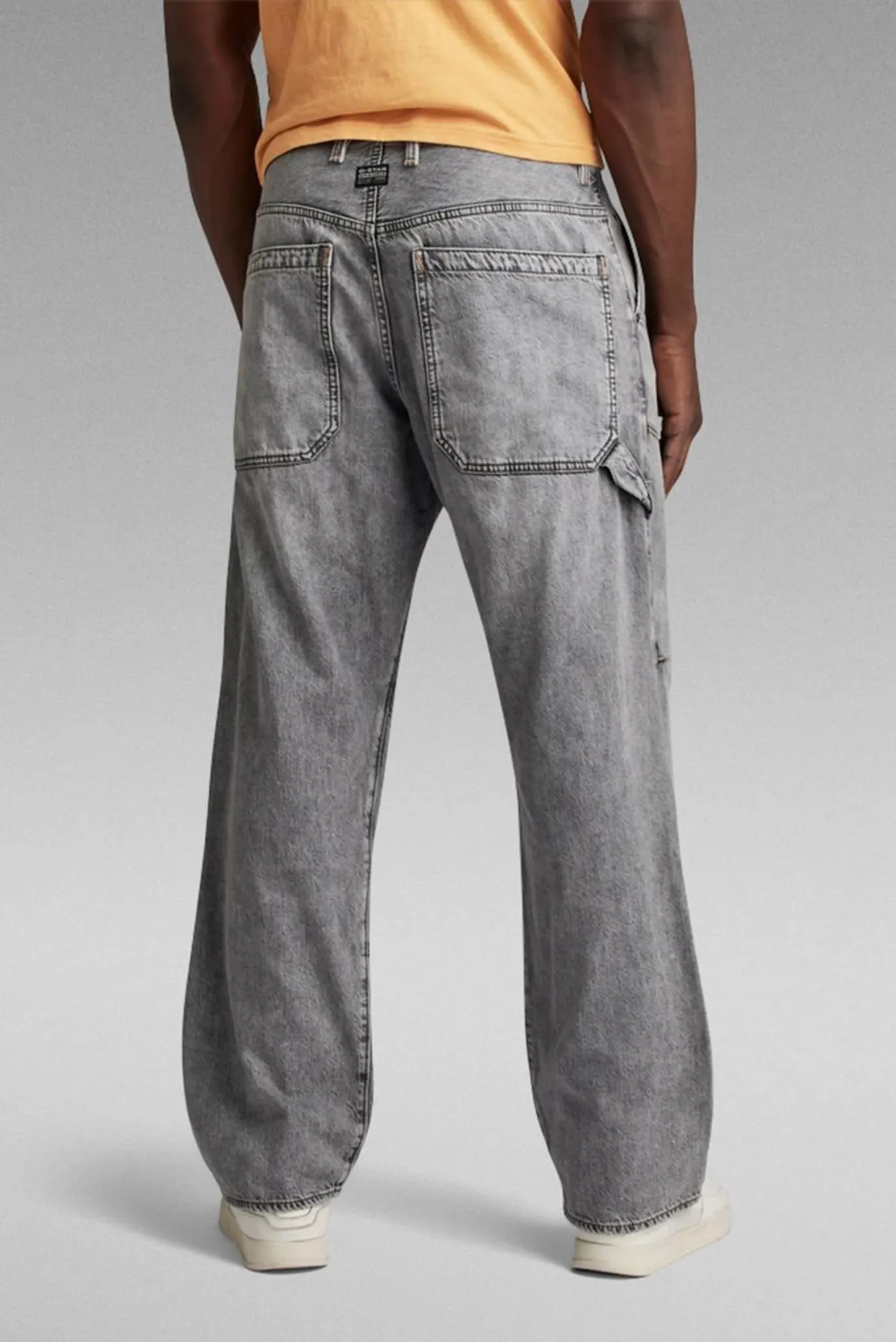 Мужские серые джинсы Carpenter 3D Loose G-Star RAW D23695,D537