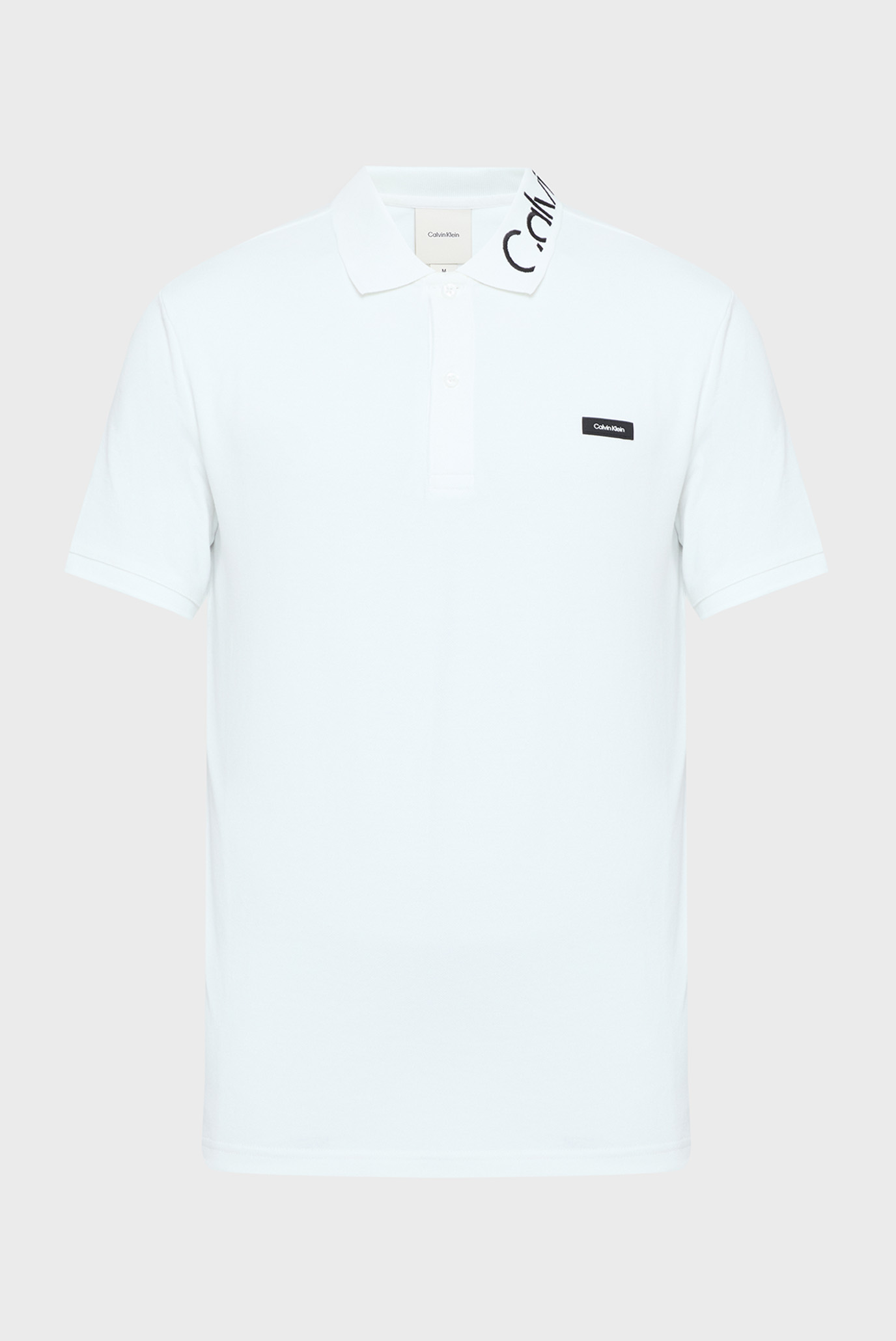 Мужское белое поло STRETCH Белый XL Calvin Klein K10K114474 Мужское белое поло STRETCH Белый XL Calvin Klein K10K114474