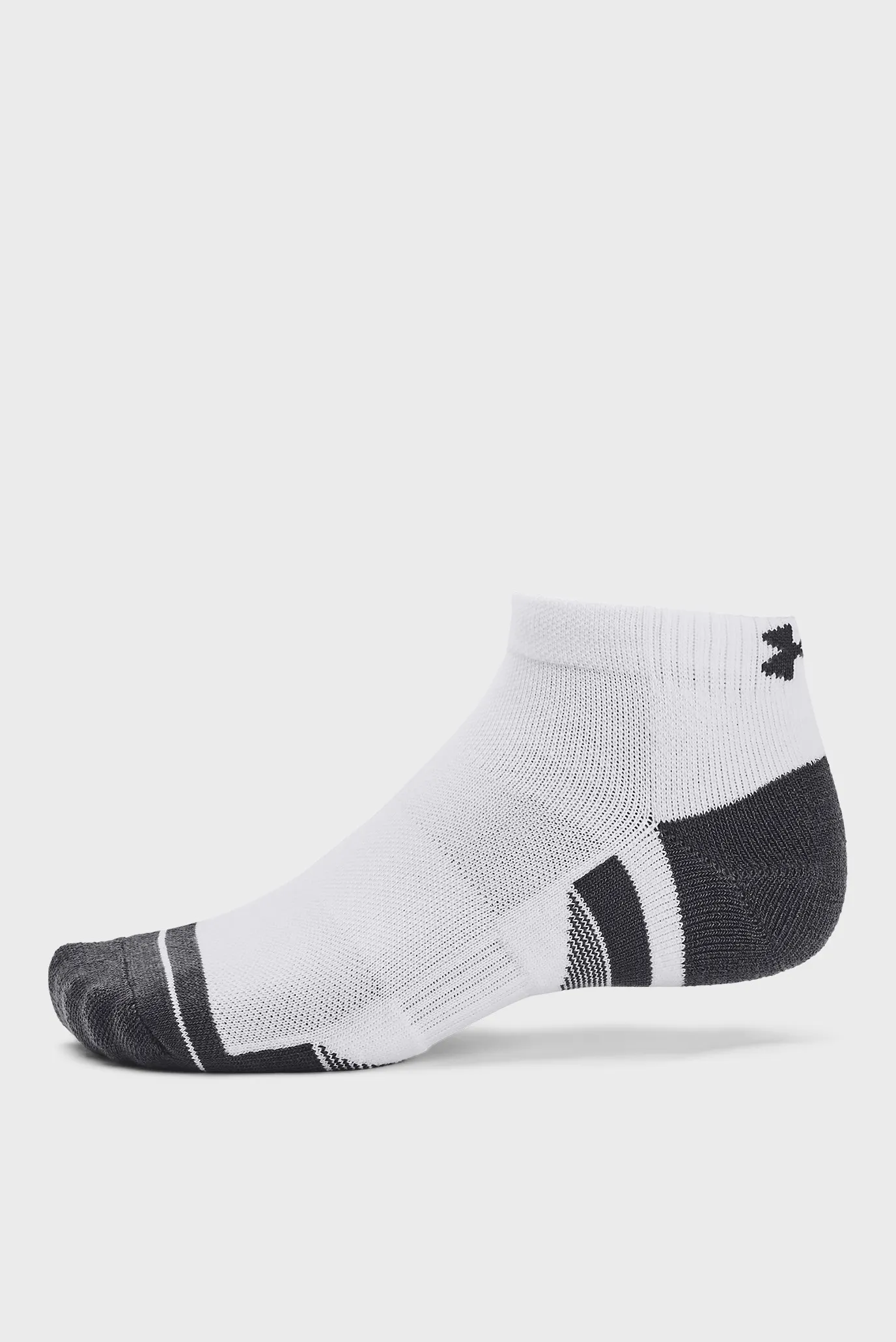 Белые носки (3 пары) UA Performance Tech 3pk Low 2