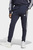 Мужские темно-синие спортивные брюки Essentials French Terry Tapered Cuff 3-Stripes