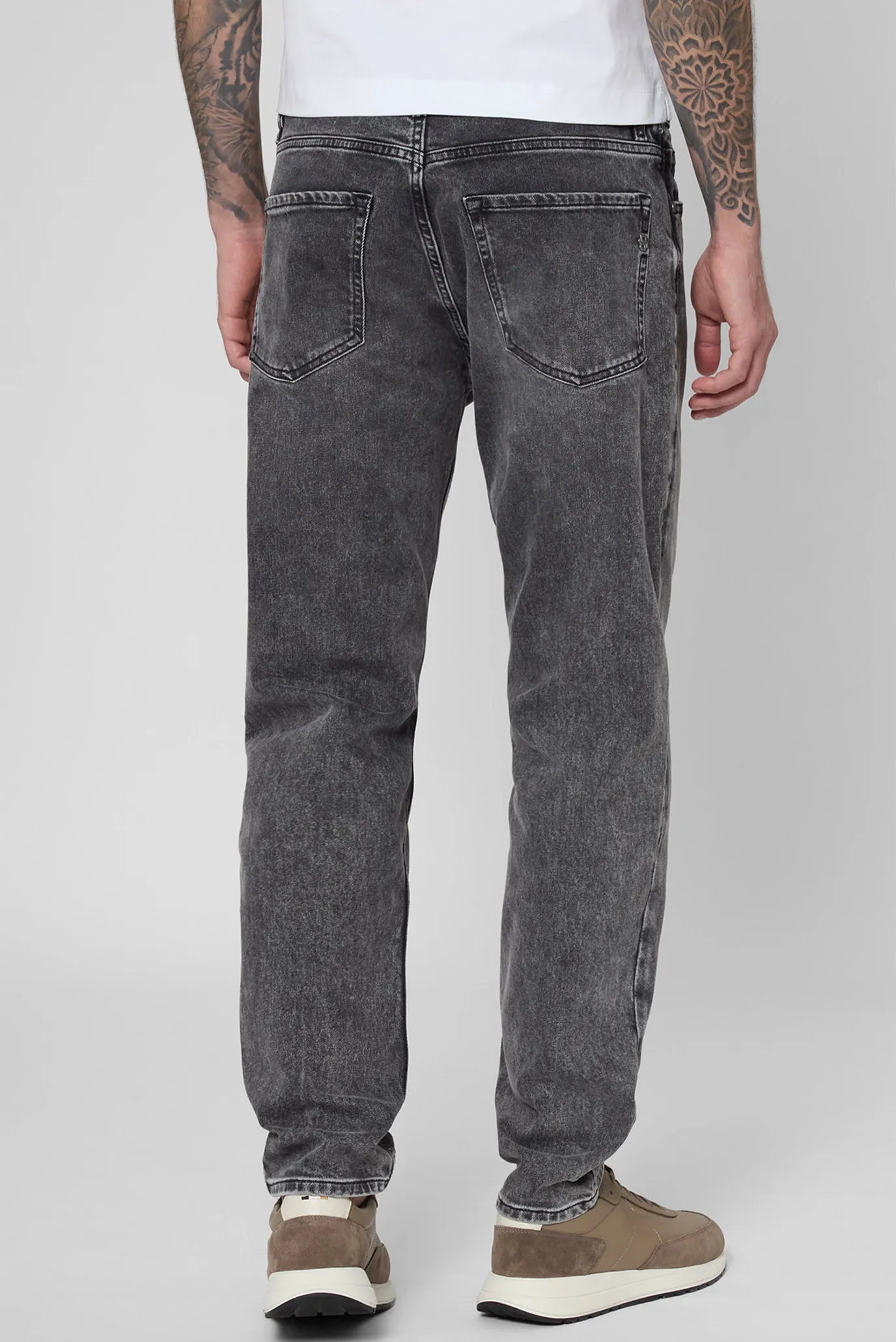 Мужские темно-серые джинсы 3