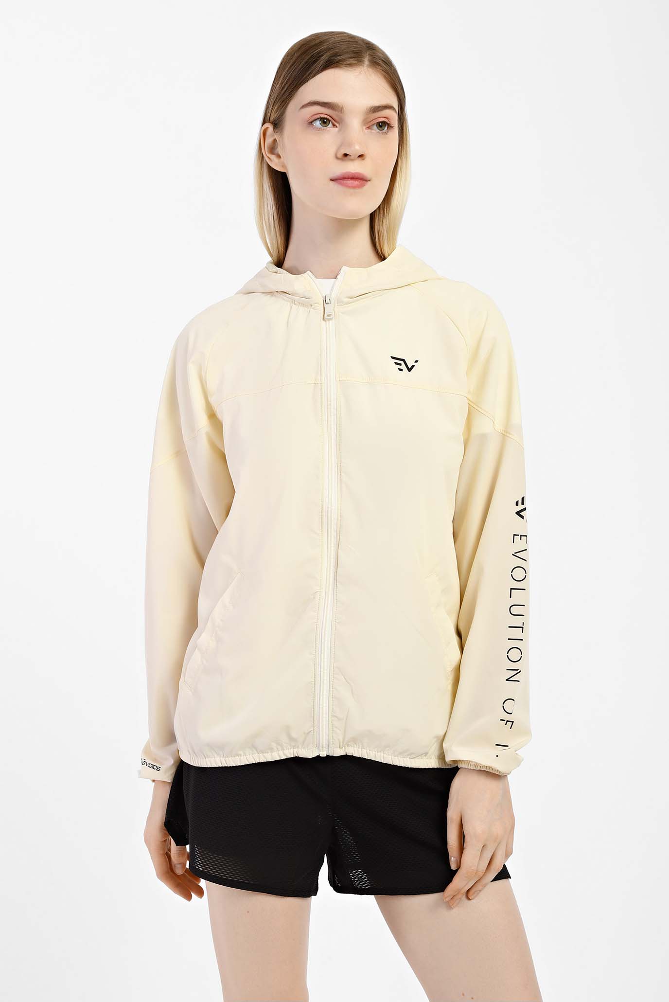 Женская бежевая ветровка Orion Evoids 552153-125 — MD-Fashion