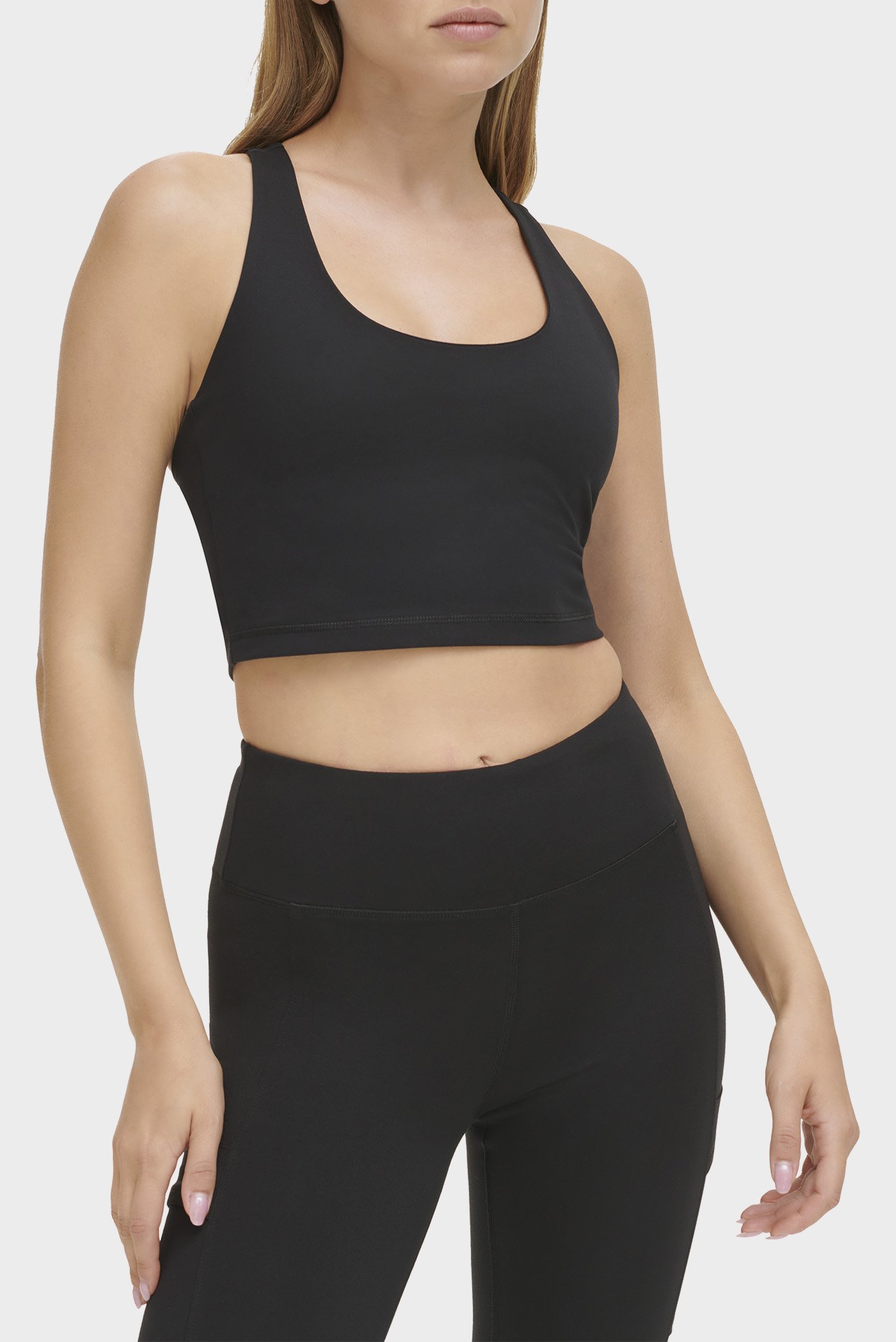 Женский черный топ Черный L DKNY DP4T9610 Женский черный топ Черный L DKNY DP4T9610