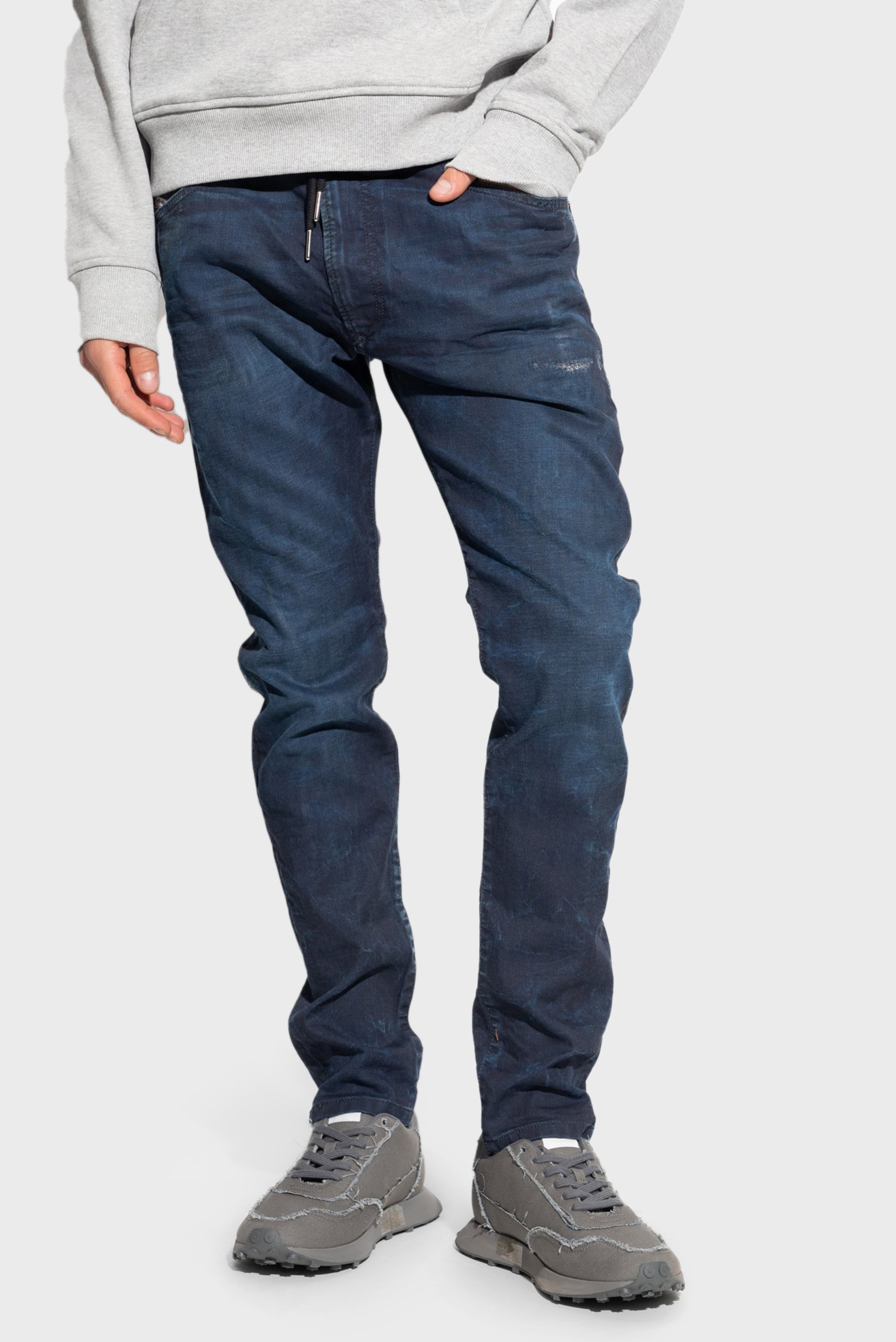 Мужские темно-синие джинсы E-KROOLEY JOGG 1
