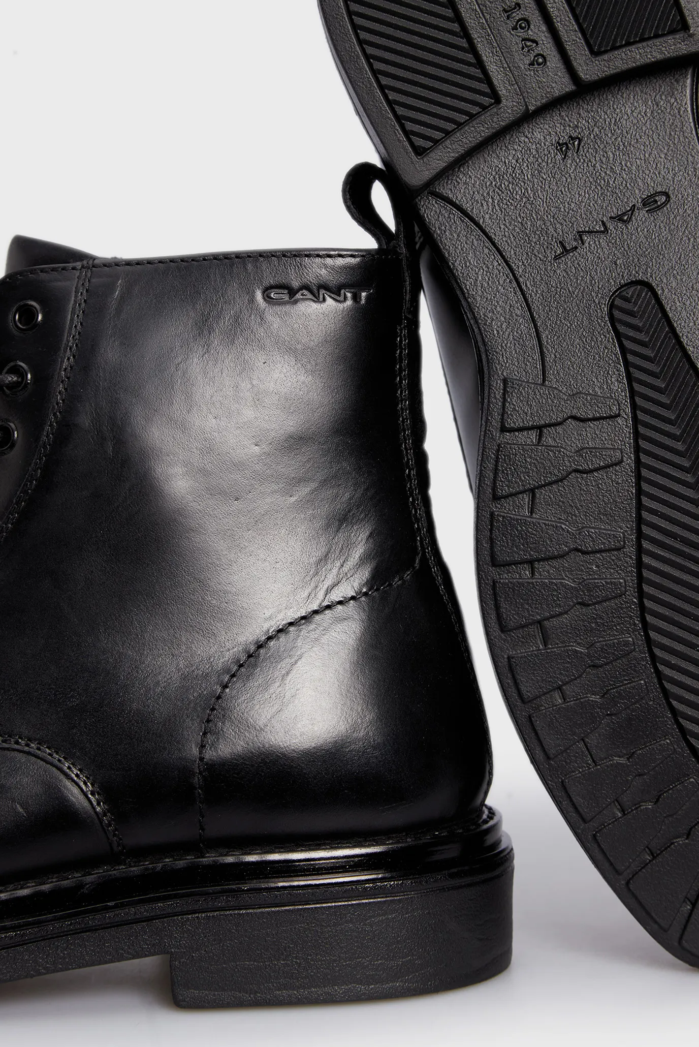 Чоловічі чорні шкіряні черевики 4