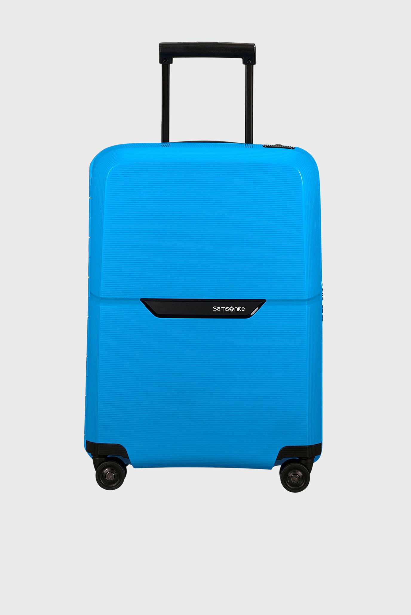 Голубой чемодан 55 см MAGNUM ECO BLUE 1