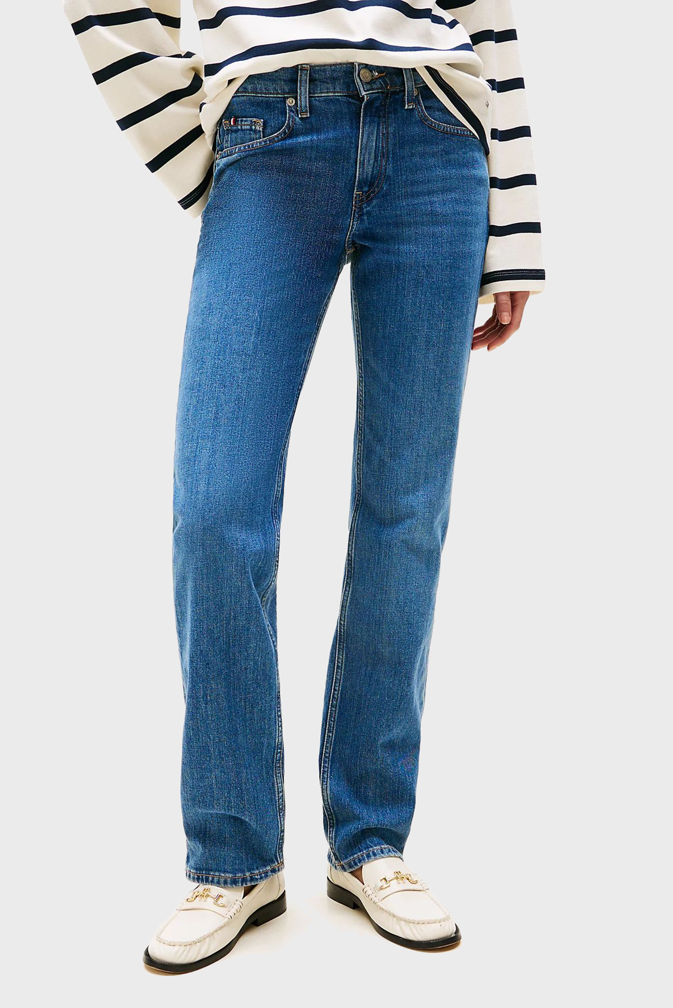 Женские синие джинсы NOS CLASSIC STRAIGHT Синий 24-32 Tommy Hilfiger WW0WW42489 Женские синие джинсы NOS CLASSIC STRAIGHT Синий 24-32 Tommy Hilfiger WW0WW42489