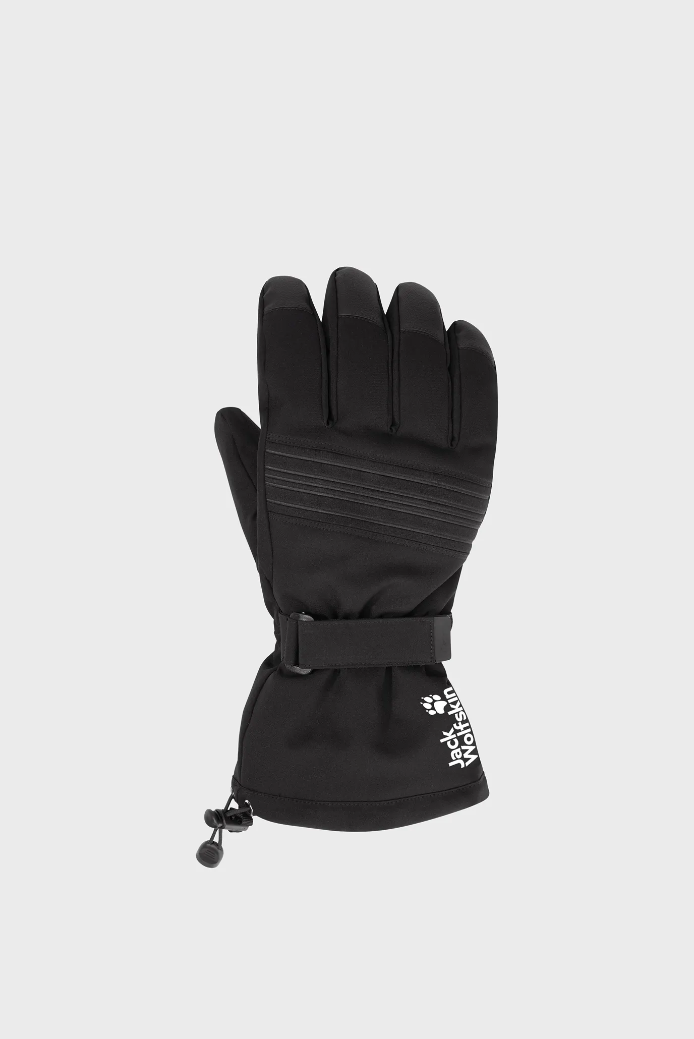 Черные лыжные перчатки 3