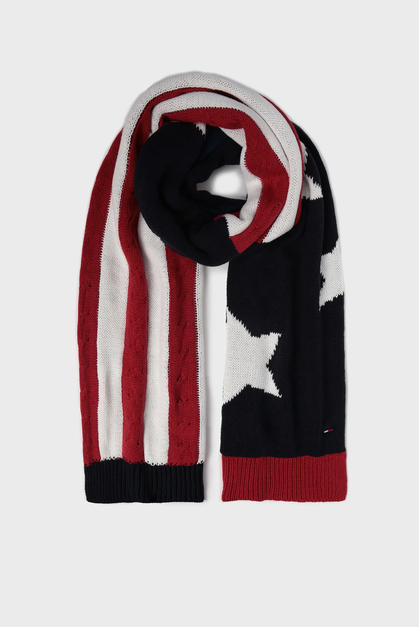 Мужской шарф с узором TJM AMERICAN KNIT Разноцветный ONESIZE Tommy Jeans AM0AM05419