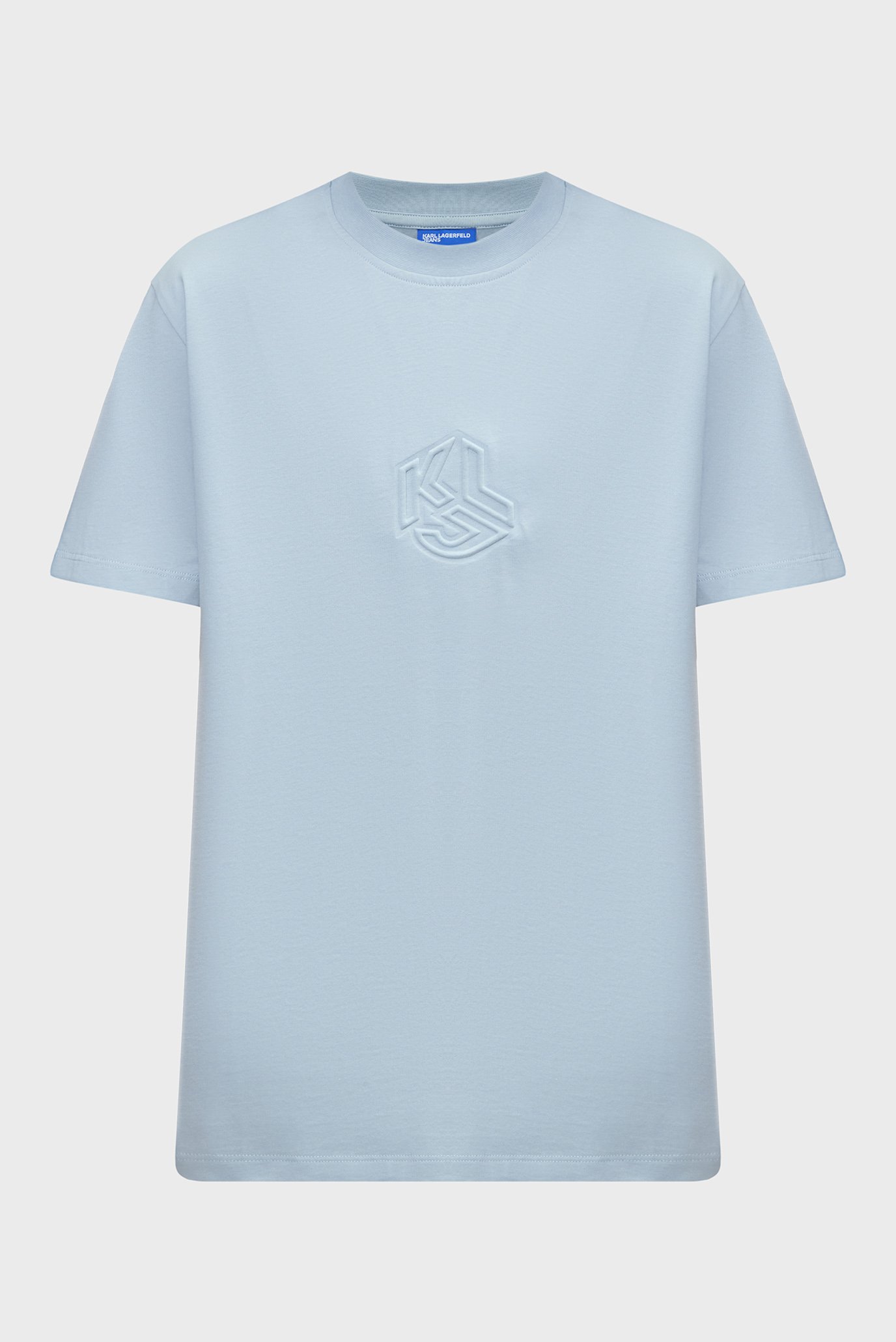 Чоловіча блакитна футболка klj 3d monogram sslv reg tee 1